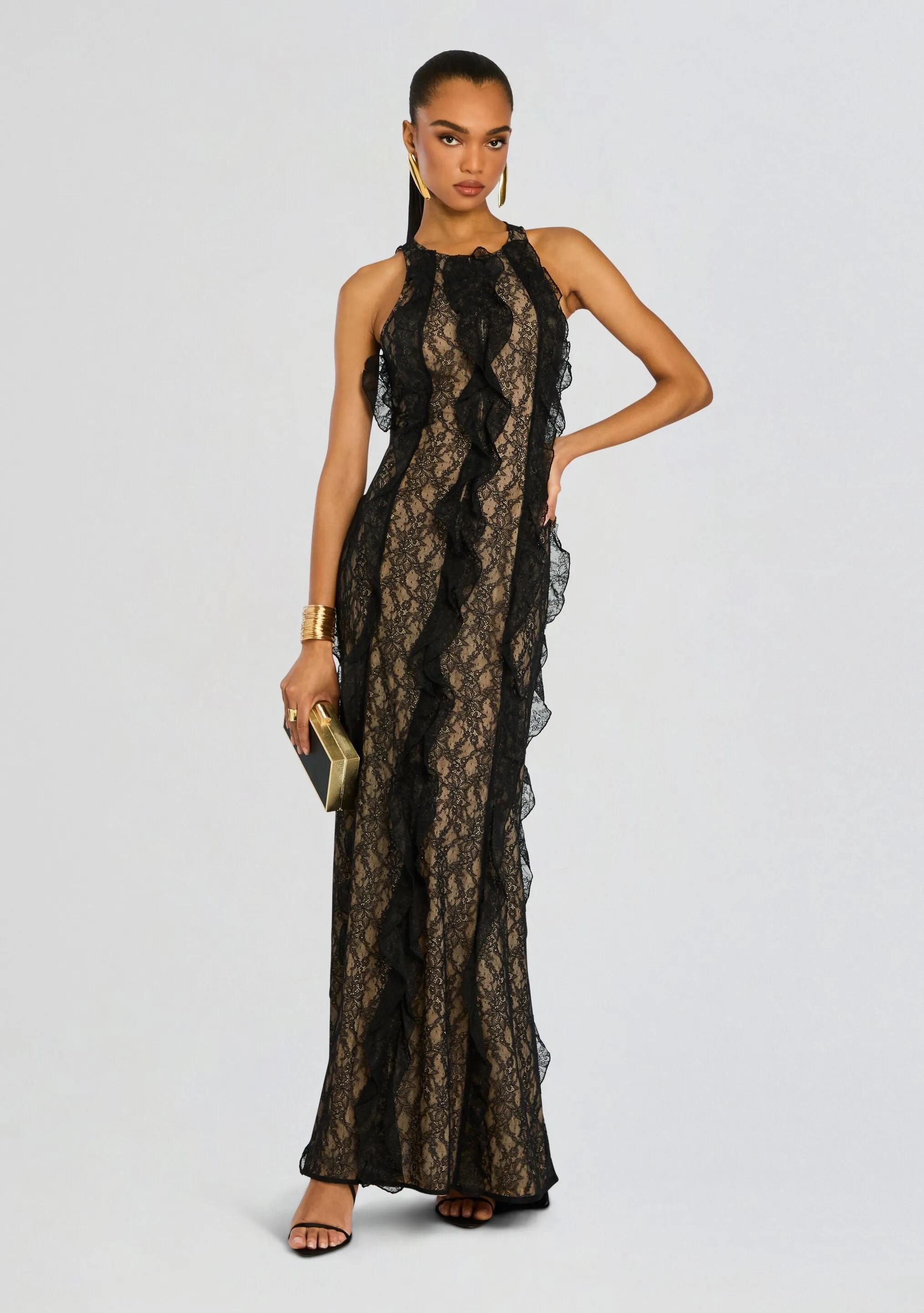 Lace Evening Dress sold by Retrofete product image thumbnail 5