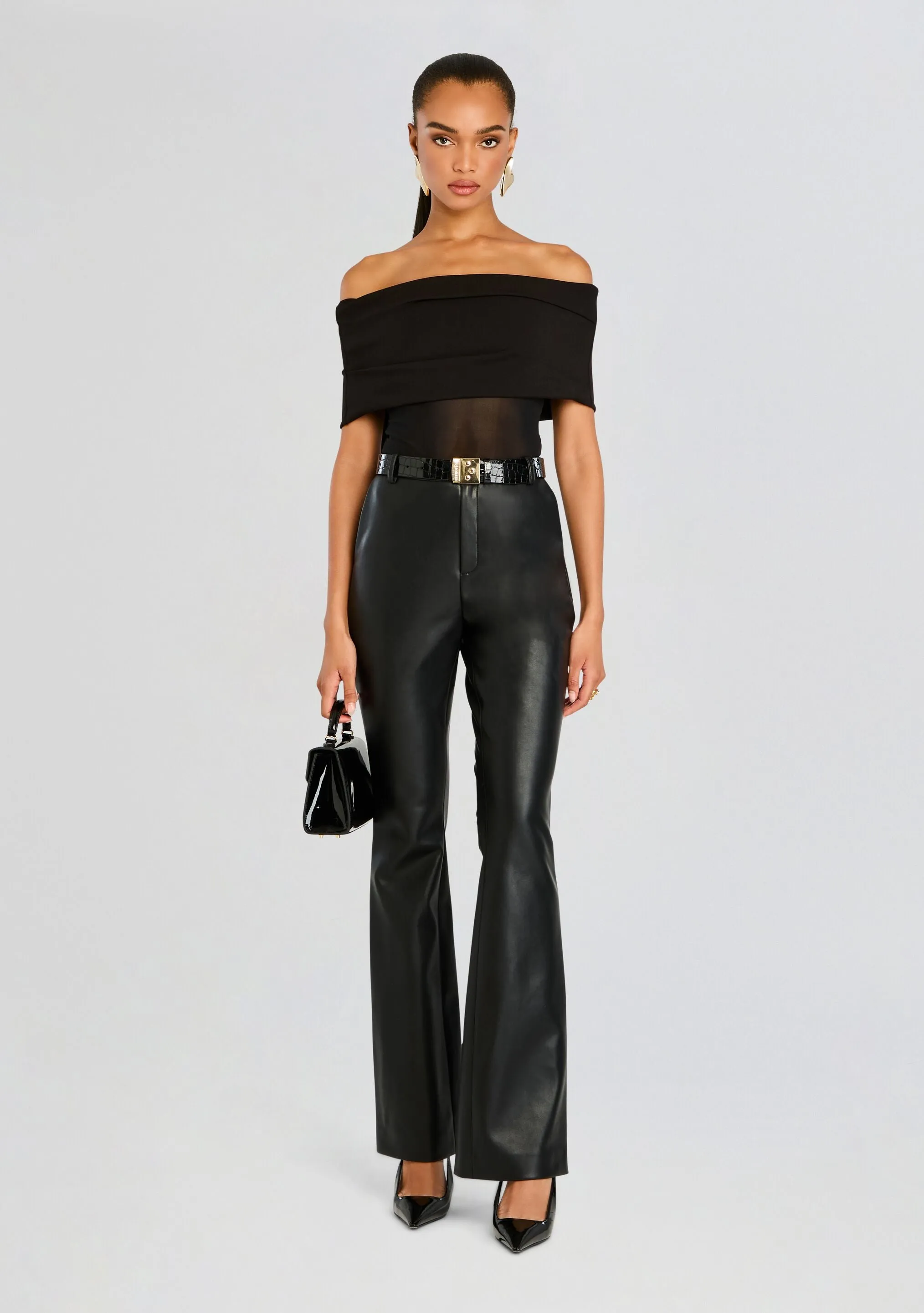 Ronja Vegan Leather Trouser sold by Retrofete product image thumbnail 5