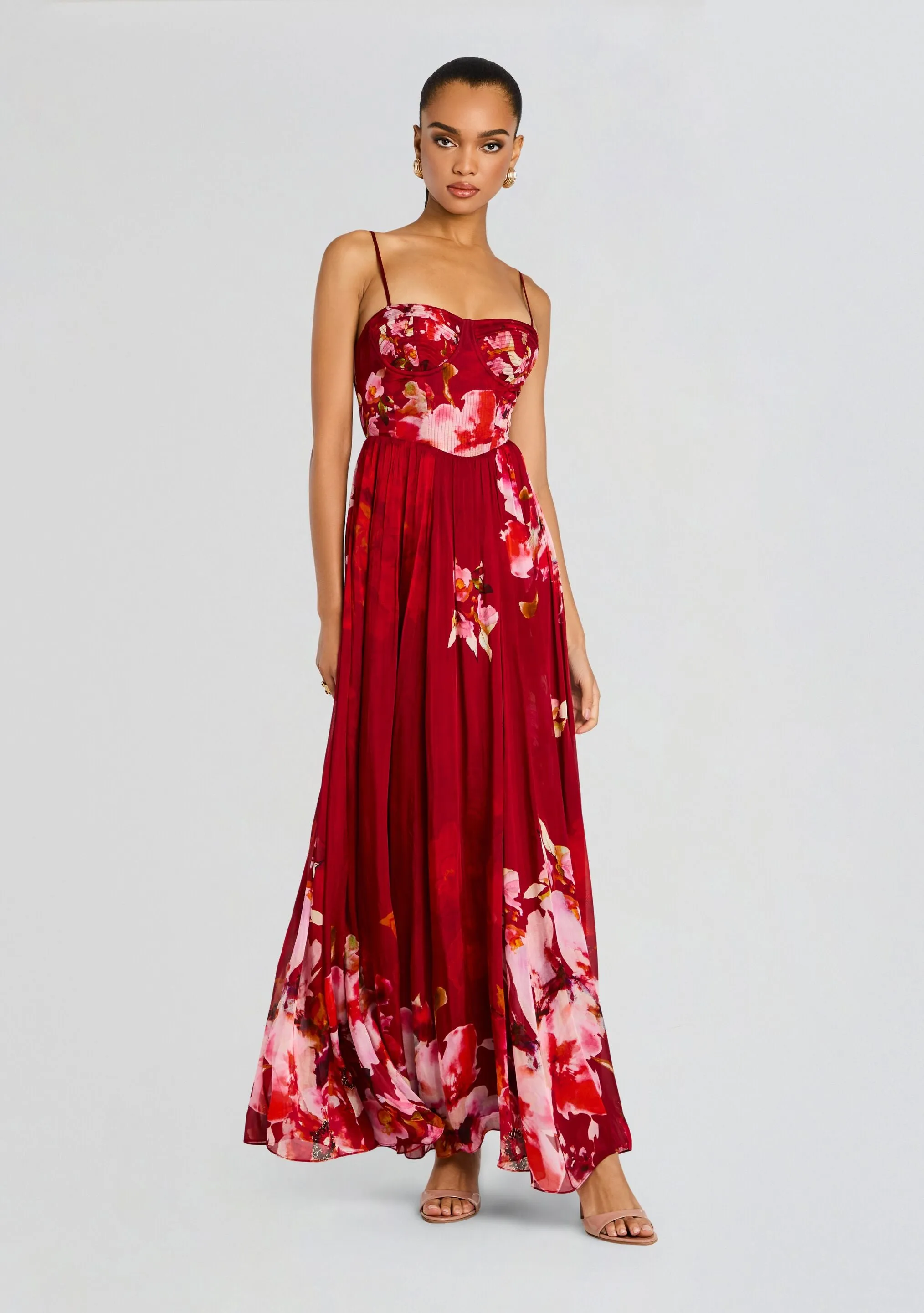 Tuhi Corseted Long Dress sold by Retrofete