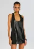 Sacha Leather Dress sold by Retrofete