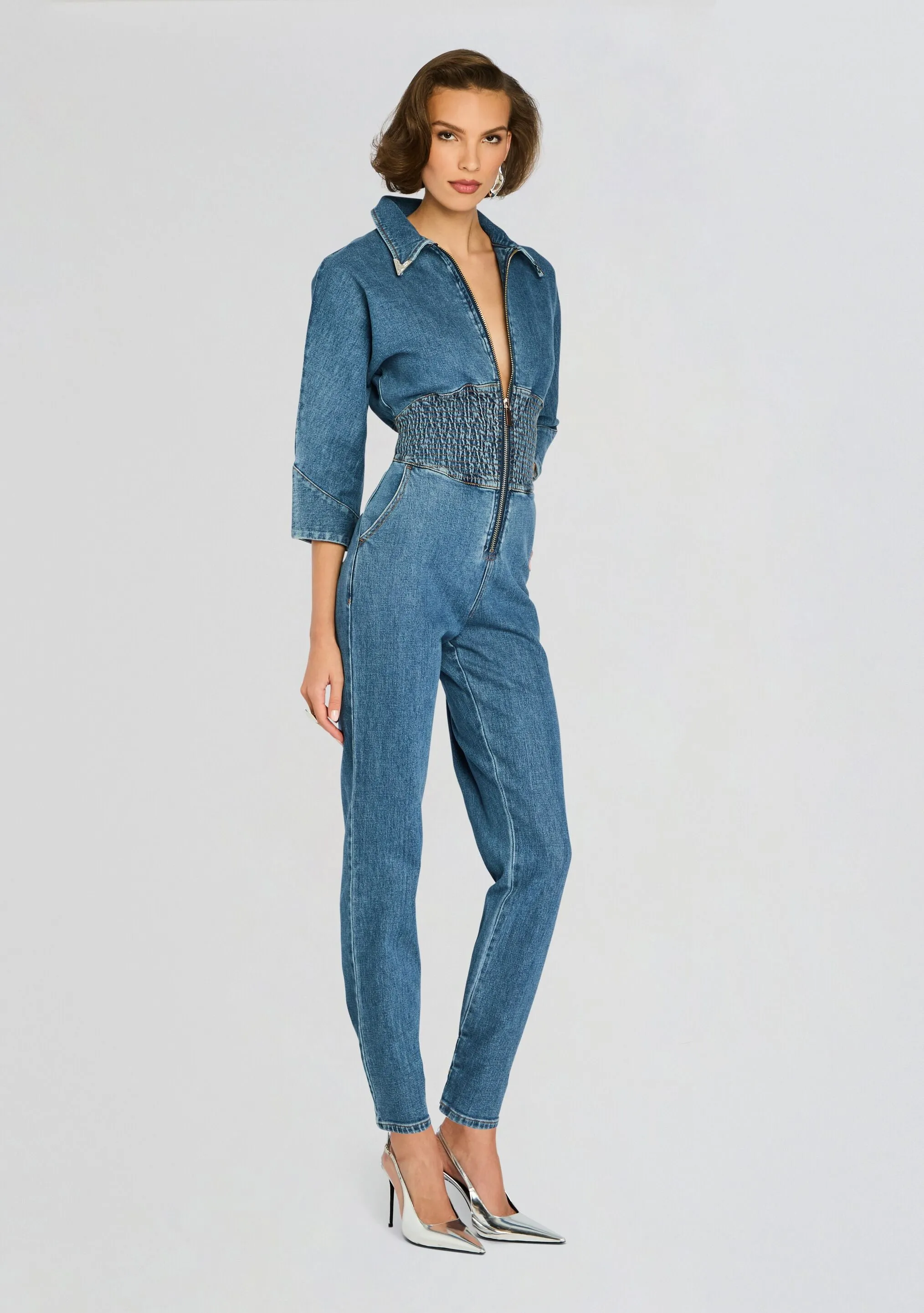 Deidra Denim Jumpsuit sold by Retrofete product image thumbnail 3
