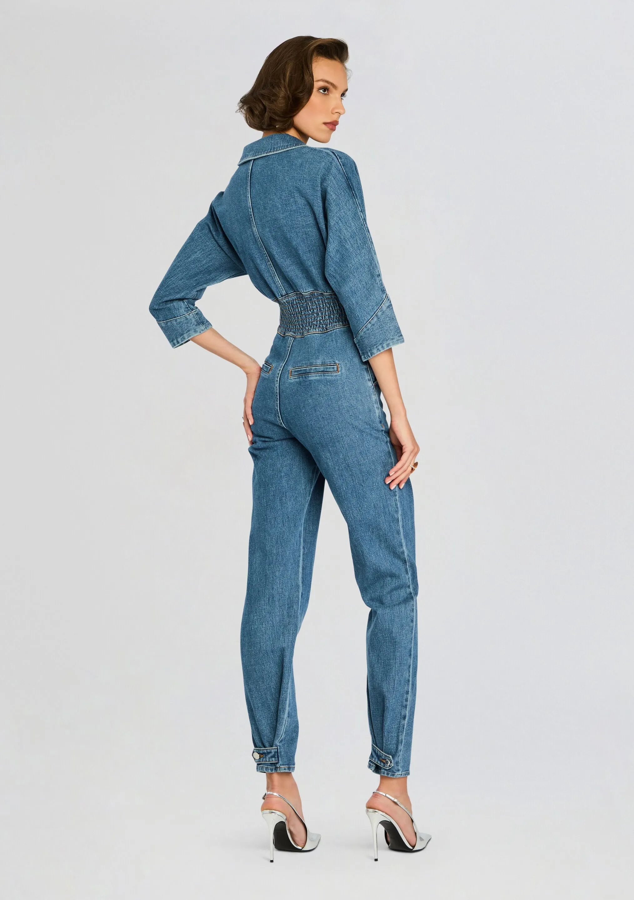 Deidra Denim Jumpsuit sold by Retrofete product image thumbnail 4