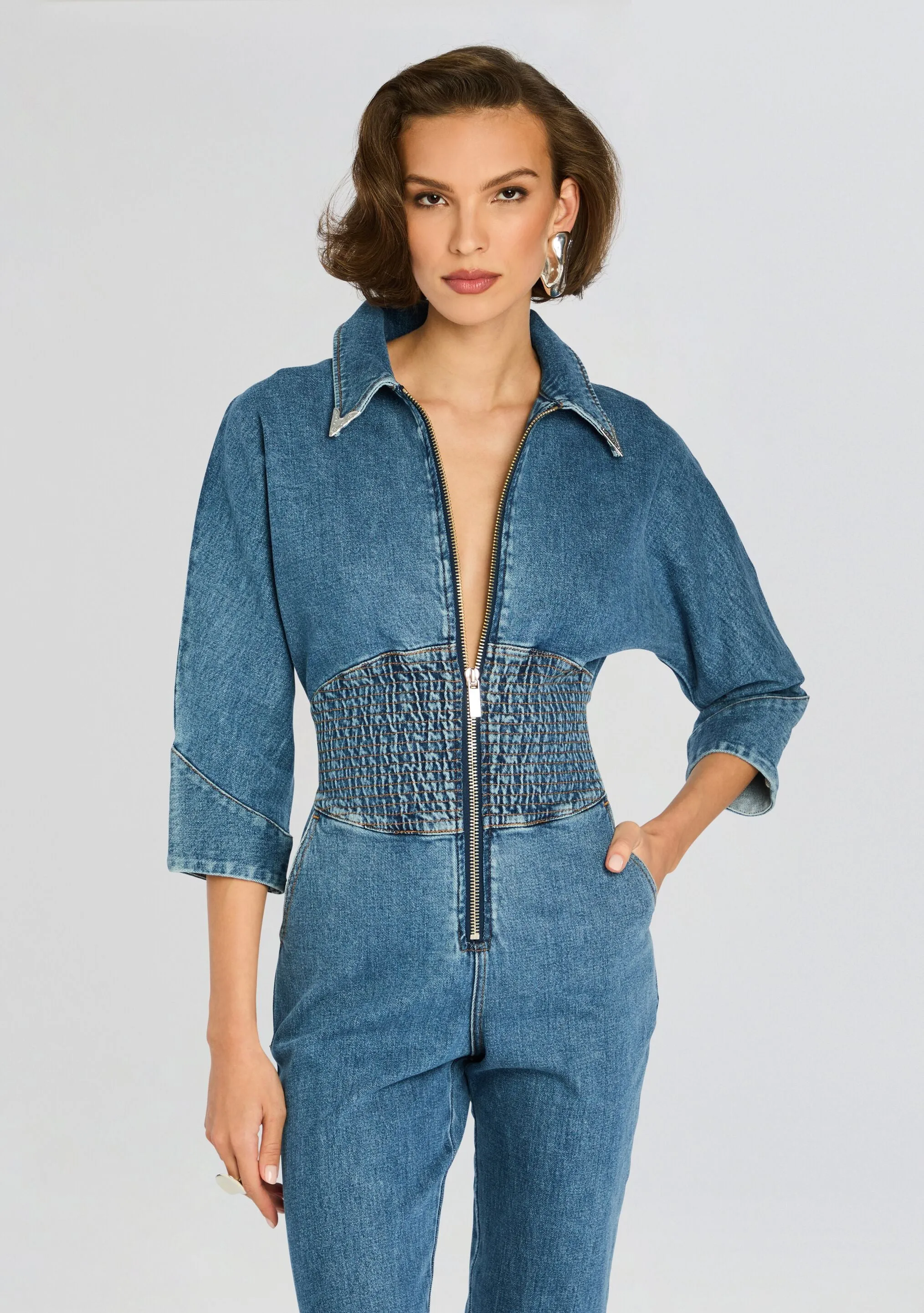 Deidra Denim Jumpsuit sold by Retrofete product image thumbnail 5