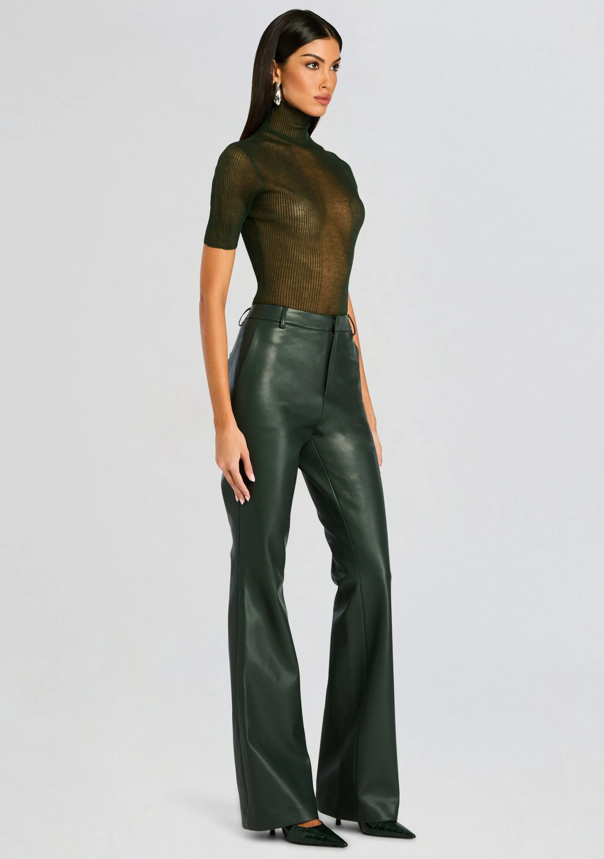 Ronja Vegan Leather Trouser sold by Retrofete product image thumbnail 3