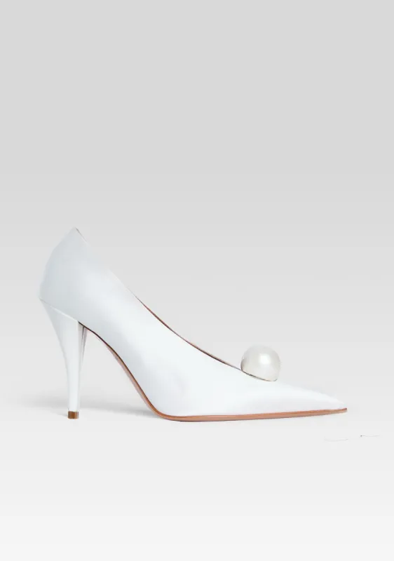 Corinna Satin Heel sold by Retrofete