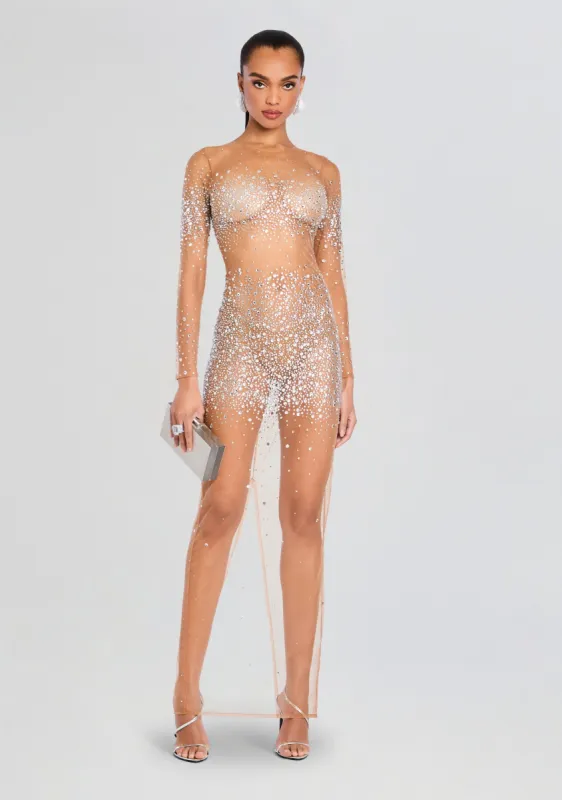 Miranda Embellished Dress sold by Retrofete