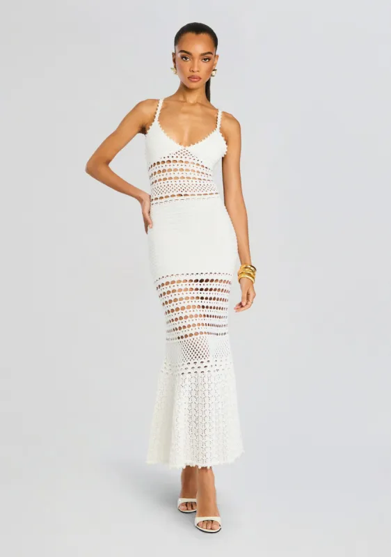 Belize Knit Crochet Dress sold by Retrofete