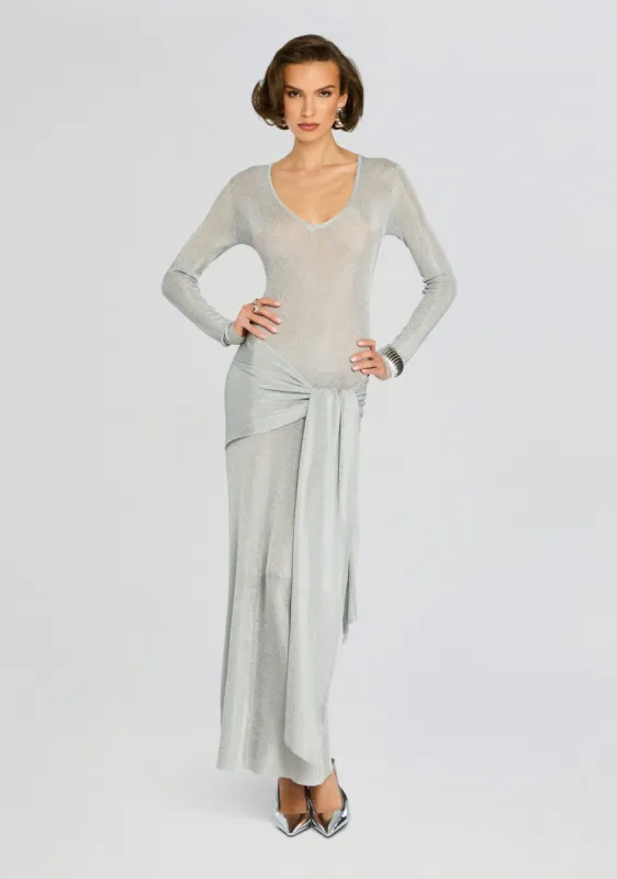 Ashera Metallic Knit Dress sold by Retrofete