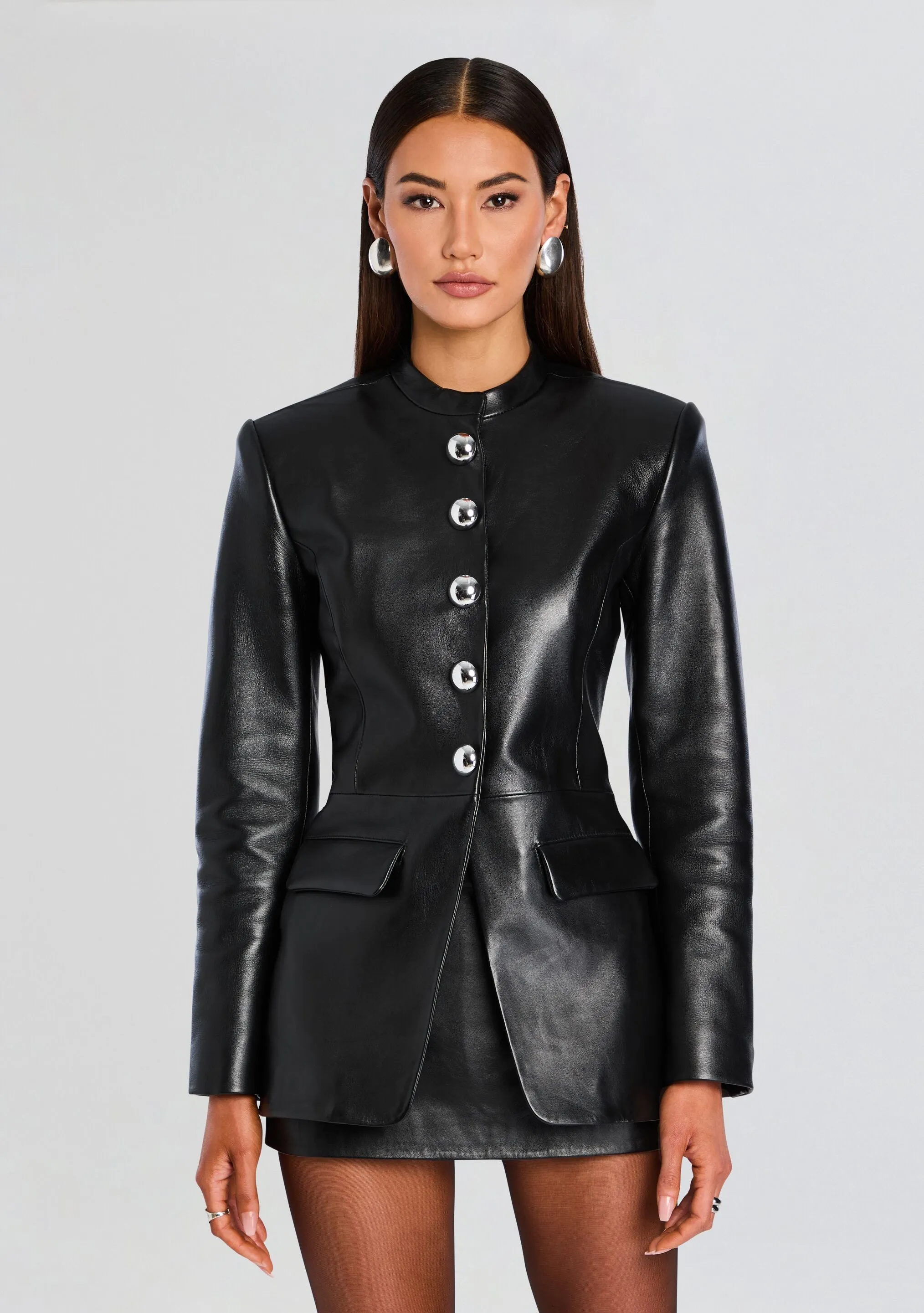Callandra Leather Jacket sold by Retrofete