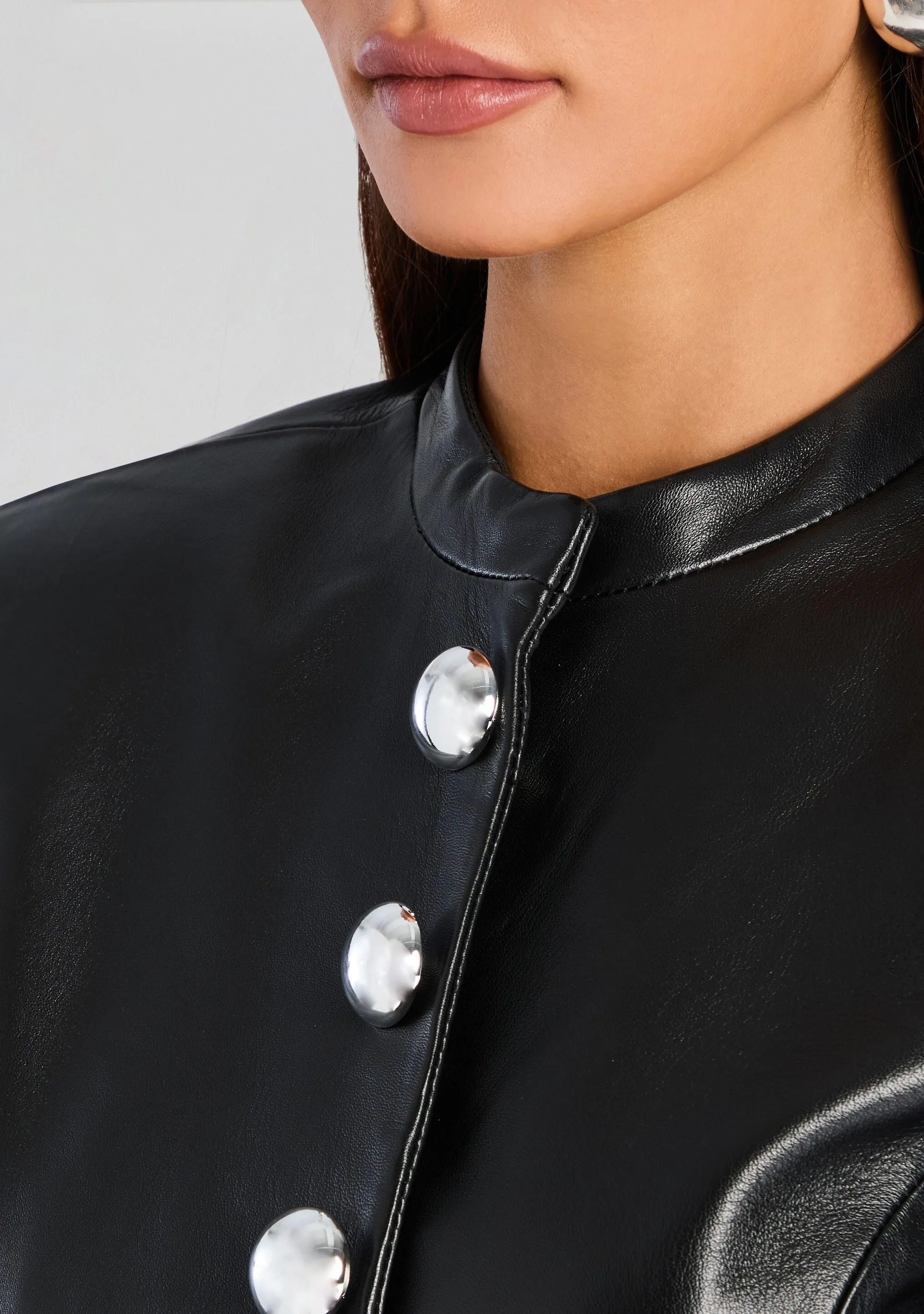 Callandra Leather Jacket sold by Retrofete product image thumbnail 2