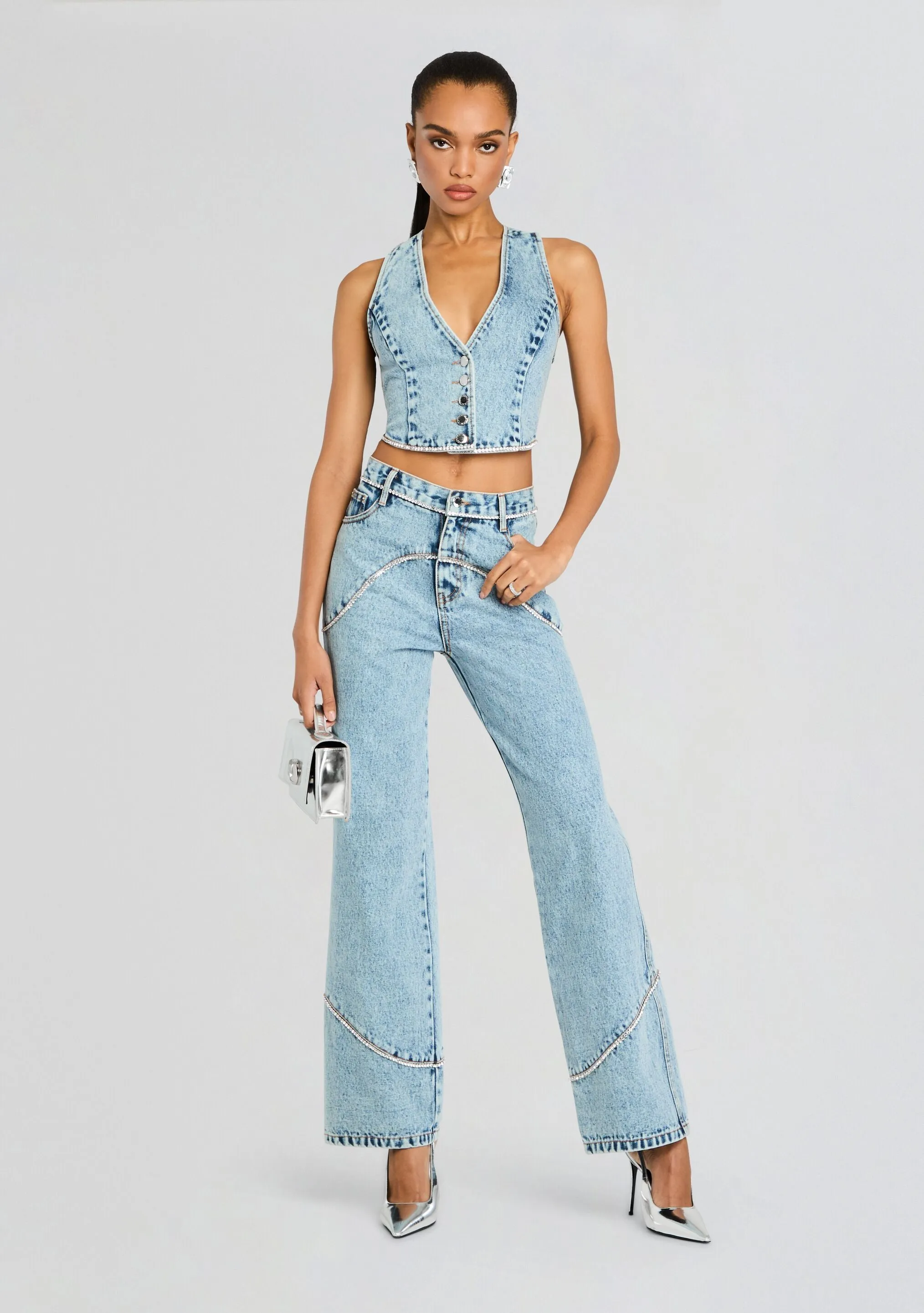 Izzie Embellished Jean sold by Retrofete product image thumbnail 4