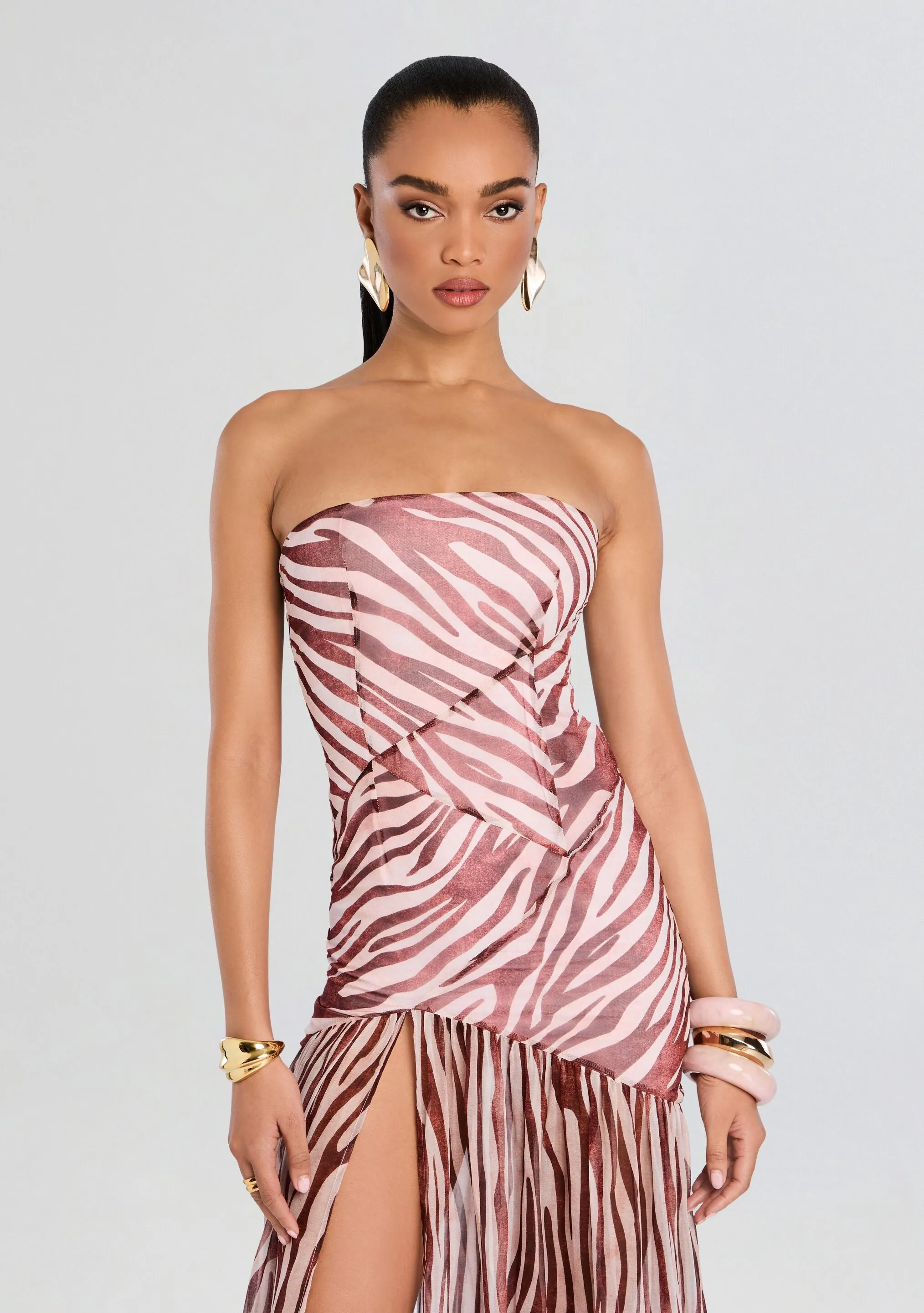 Nicole Silk Chiffon Dress sold by Retrofete product image thumbnail 5