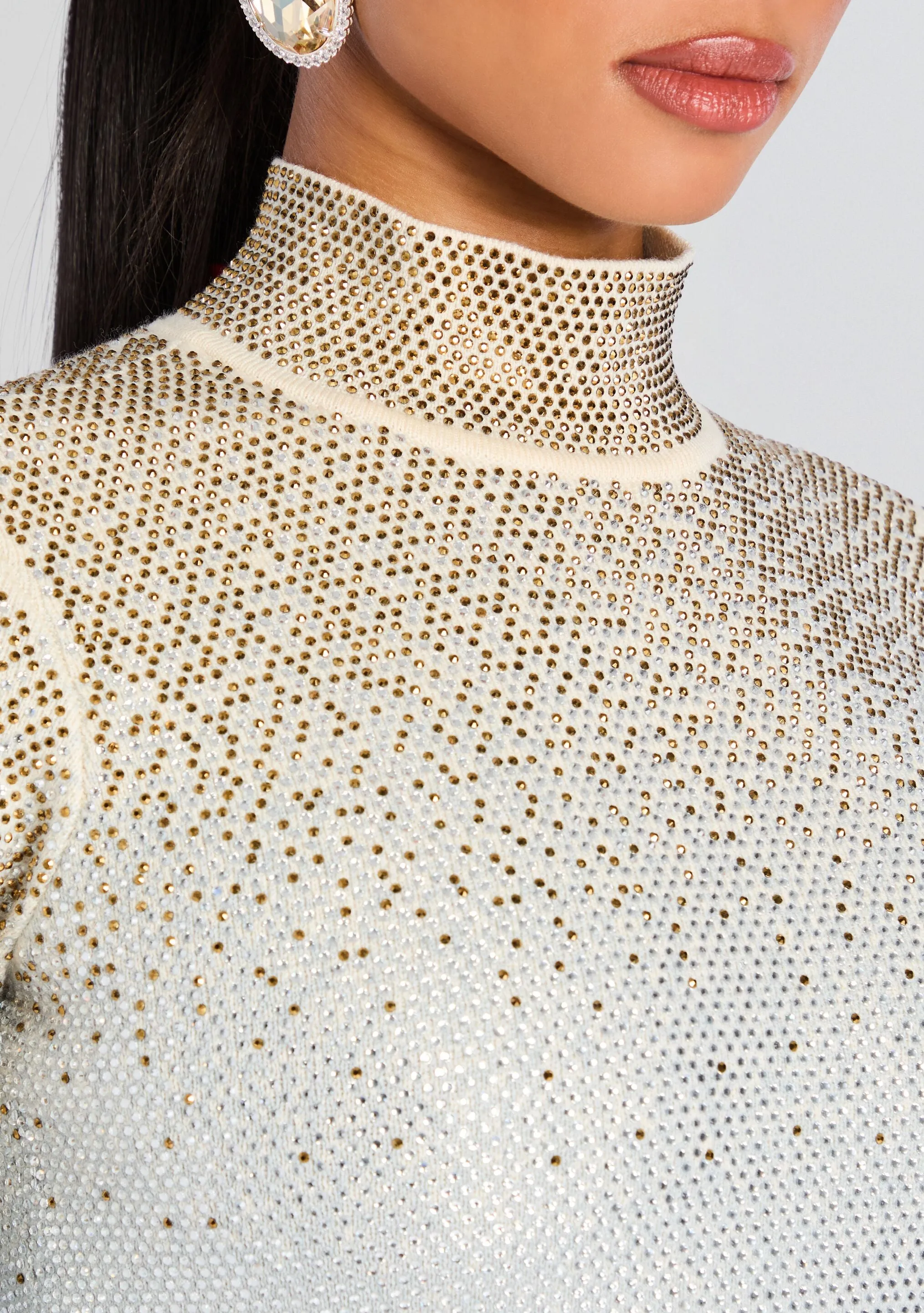 Anica Embellished Knit Dress sold by Retrofete product image thumbnail 2