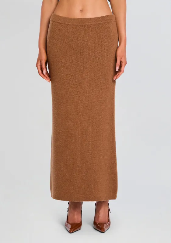 Hazel Knit Maxi Skirt sold by Retrofete