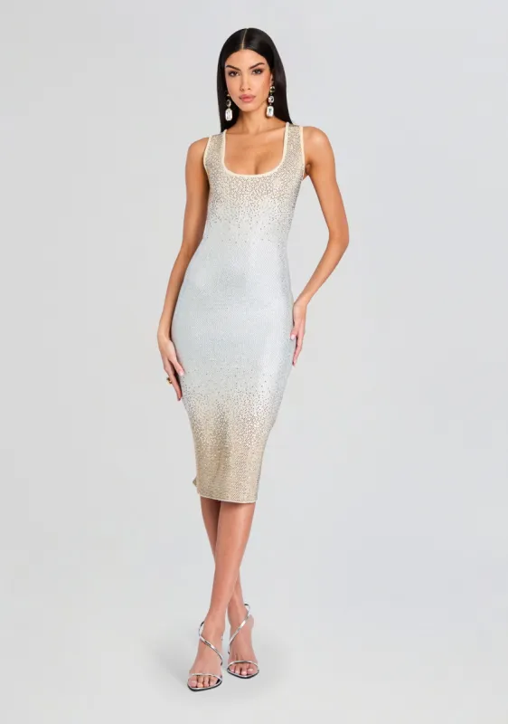 Essie Embellished Knit Dress sold by Retrofete