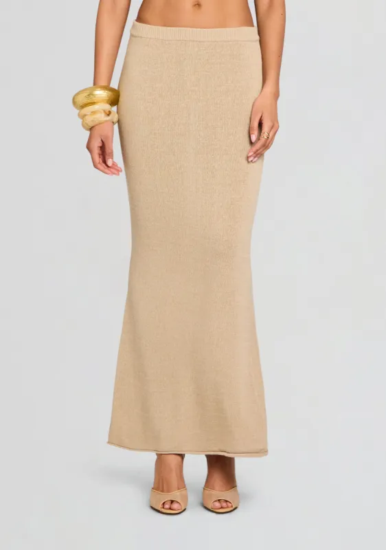 Kora Knit Maxi Skirt sold by Retrofete