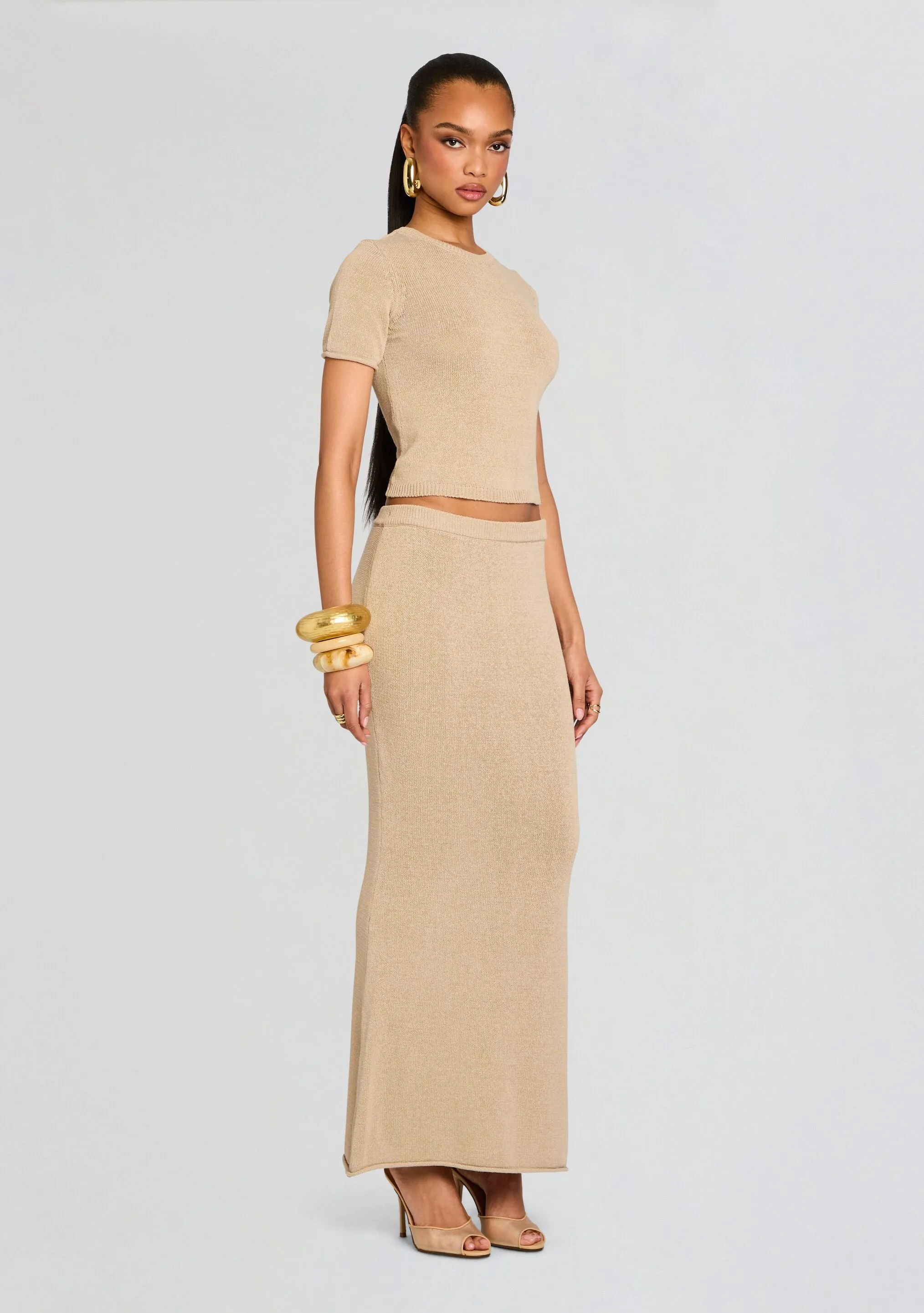 Kora Knit Maxi Skirt sold by Retrofete product image thumbnail 3