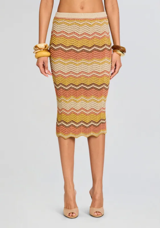 Ivey Crochet Skirt sold by Retrofete