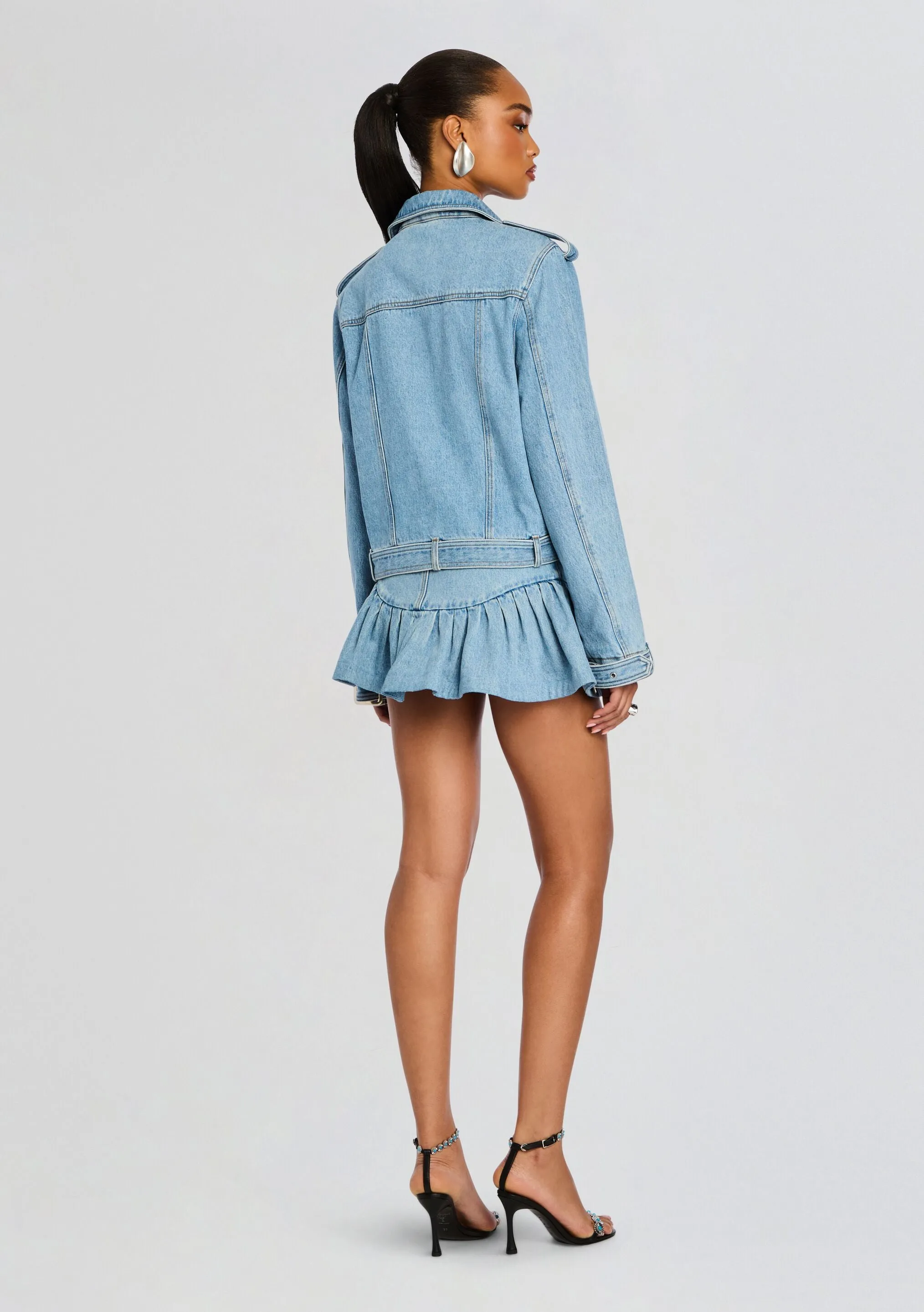 Angelique Denim Skirt sold by Retrofete product image thumbnail 4