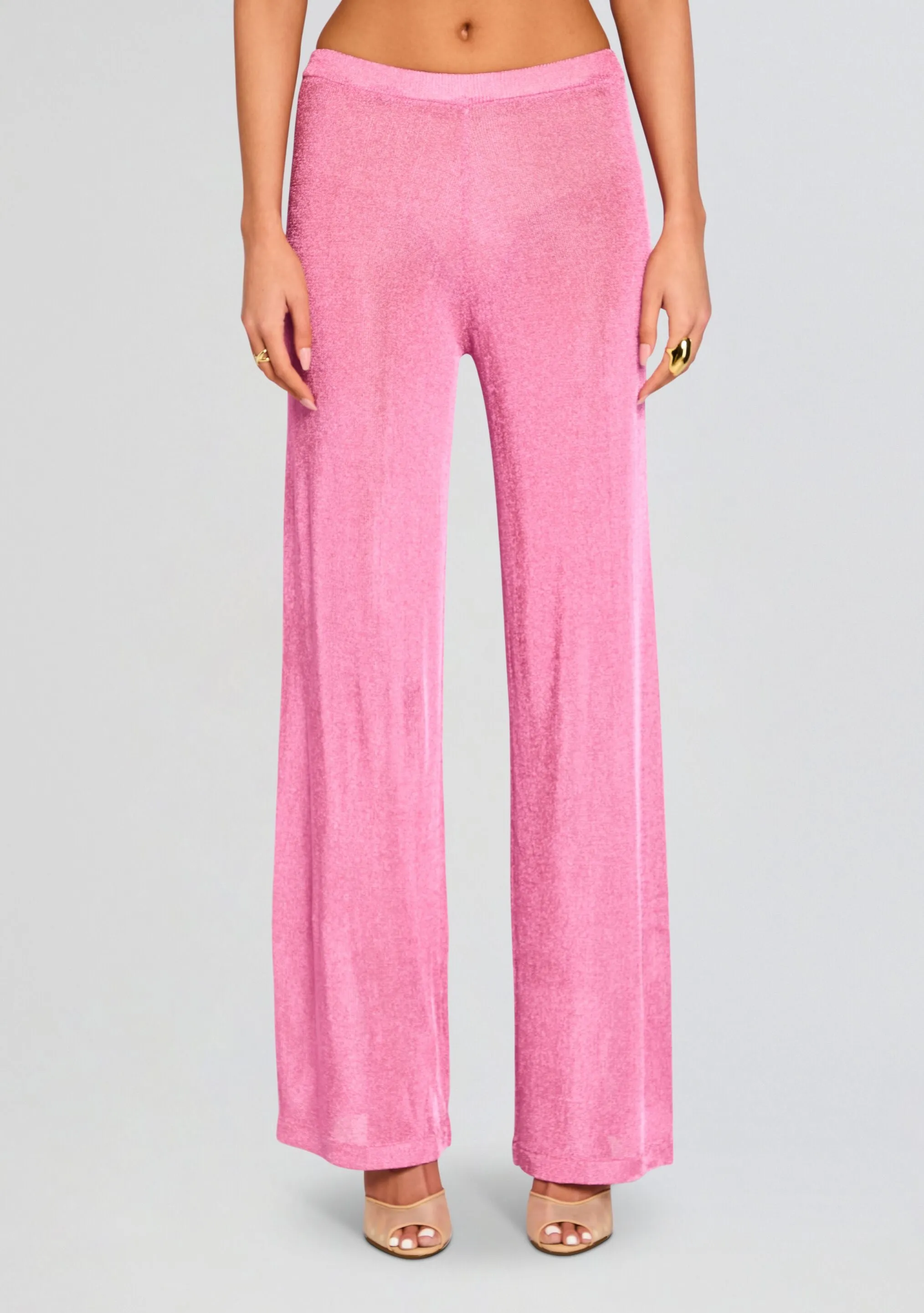 Sheldon Metallic Knit Pant sold by Retrofete