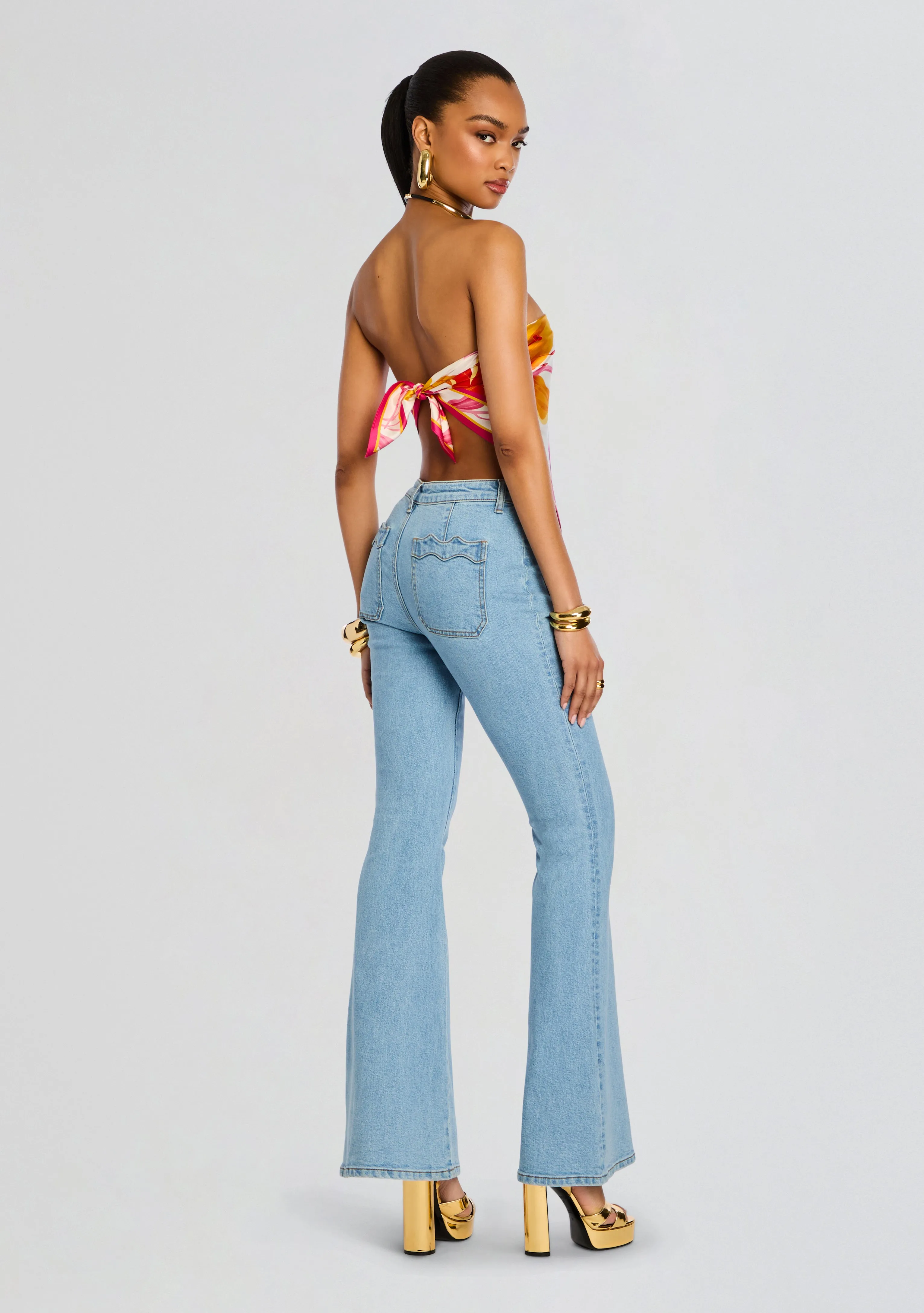 Alivia Silk Top sold by Retrofete product image thumbnail 4