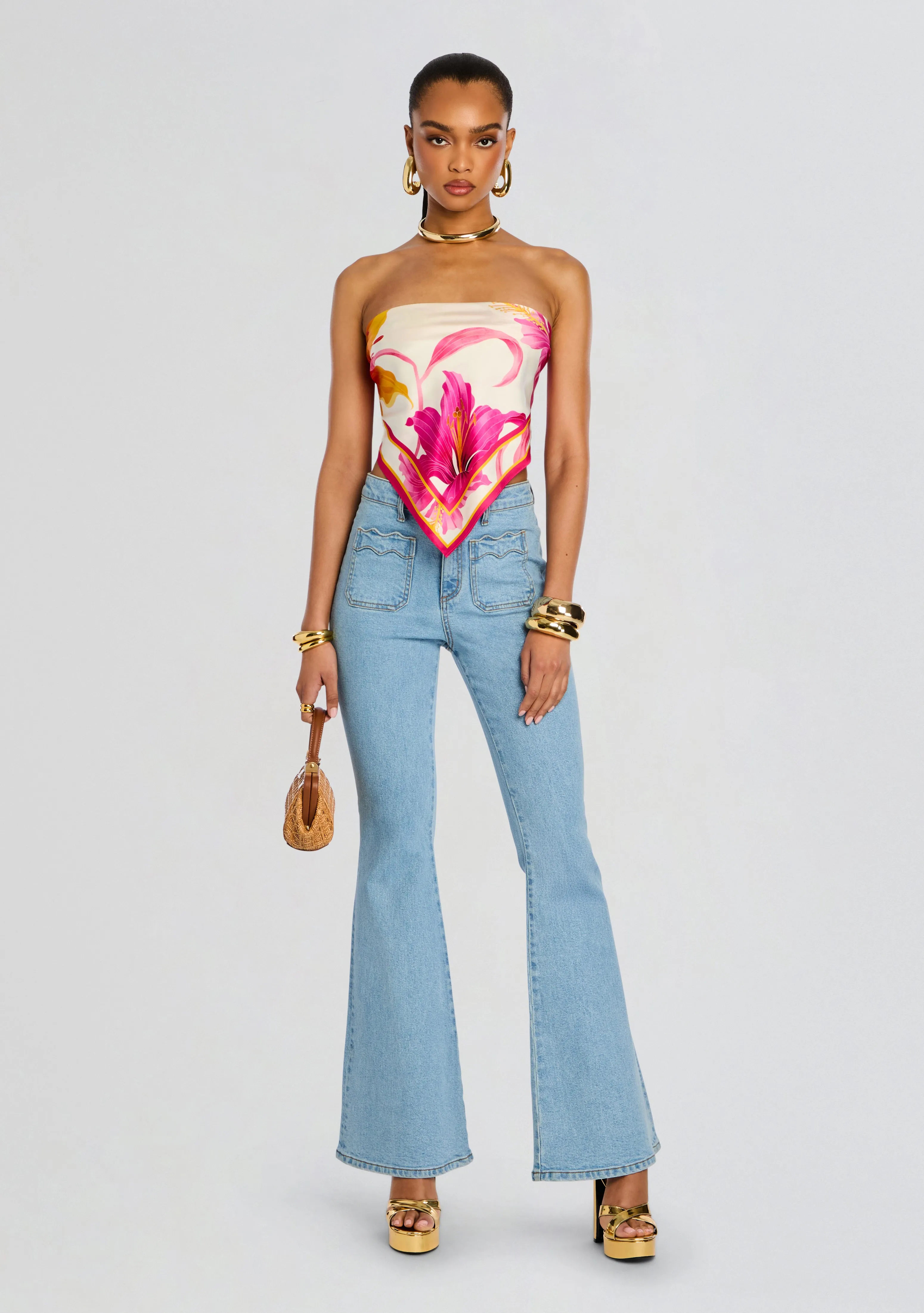 Alivia Silk Top sold by Retrofete product image thumbnail 5