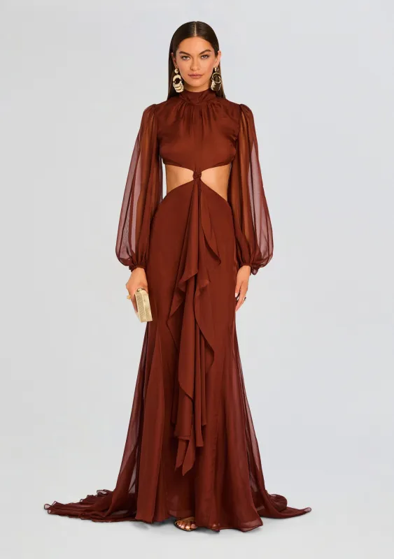 Rosalinda Chiffon Dress sold by Retrofete