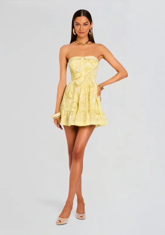 Fiza Strapless Short Dress sold by Retrofete