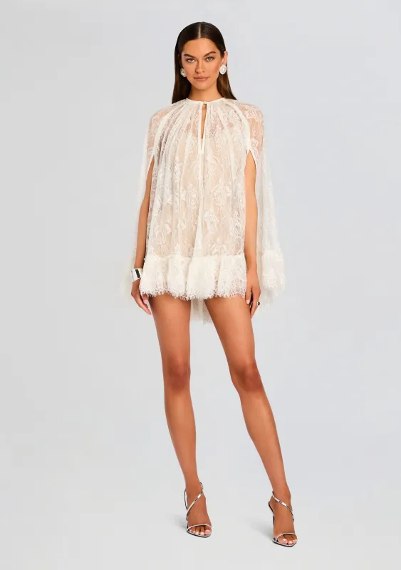 Adra Mini Cape Dress sold by Retrofete