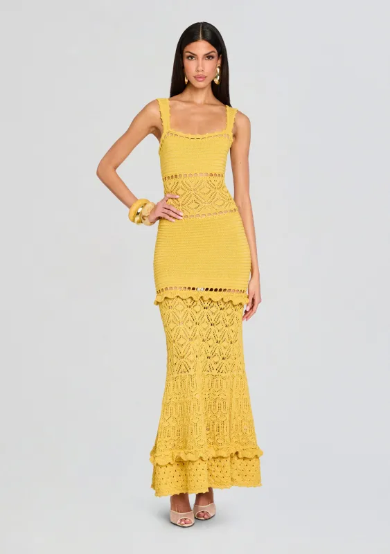 Winona Crochet Dress sold by Retrofete