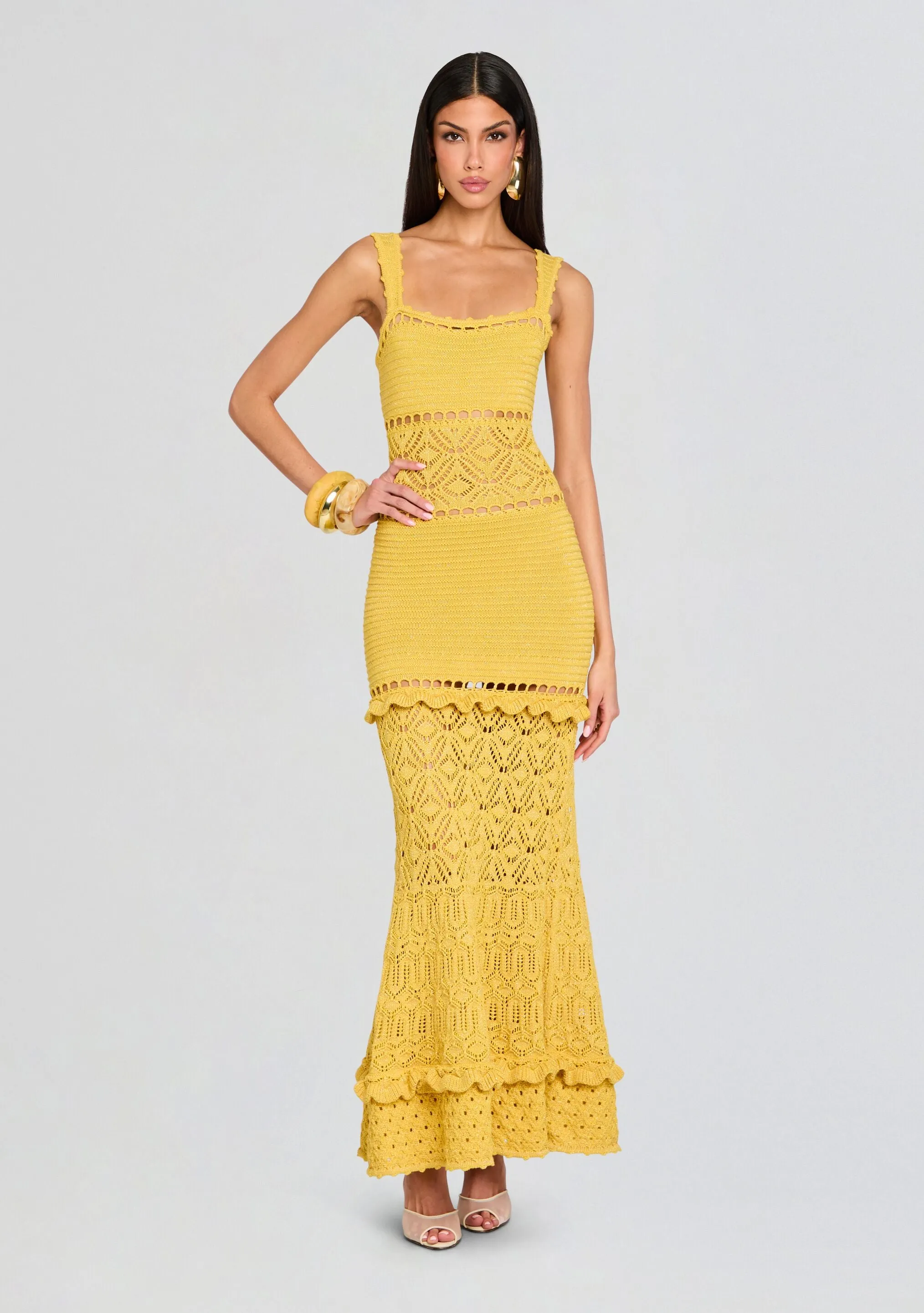 Winona Crochet Dress sold by Retrofete