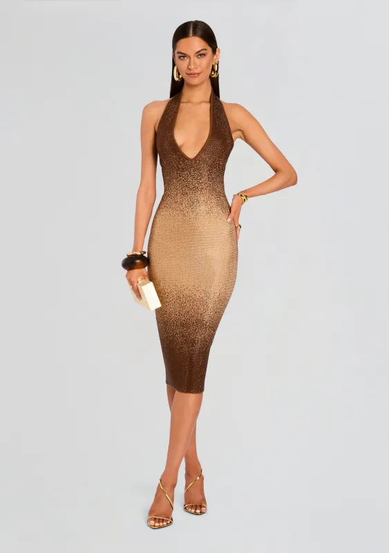 Aviana Embellished Knit Dress sold by Retrofete