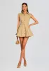 Audley Trench Mini Dress sold by Retrofete