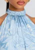 Fiza Halter Long Dress sold by Retrofete
