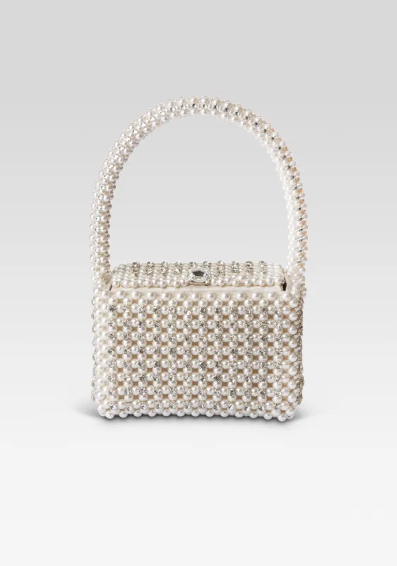 Eclipse Pearl Crystal Bag sold by Retrofete