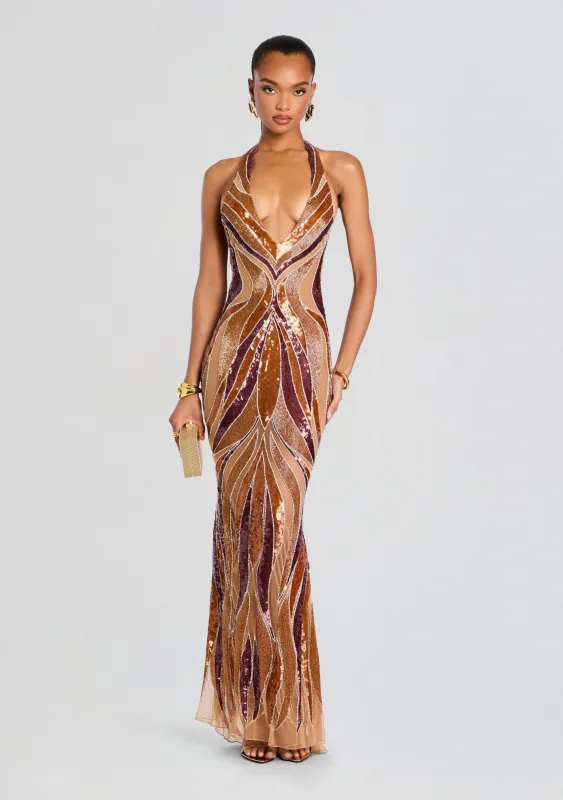 Emryn Embellished Dress sold by Retrofete
