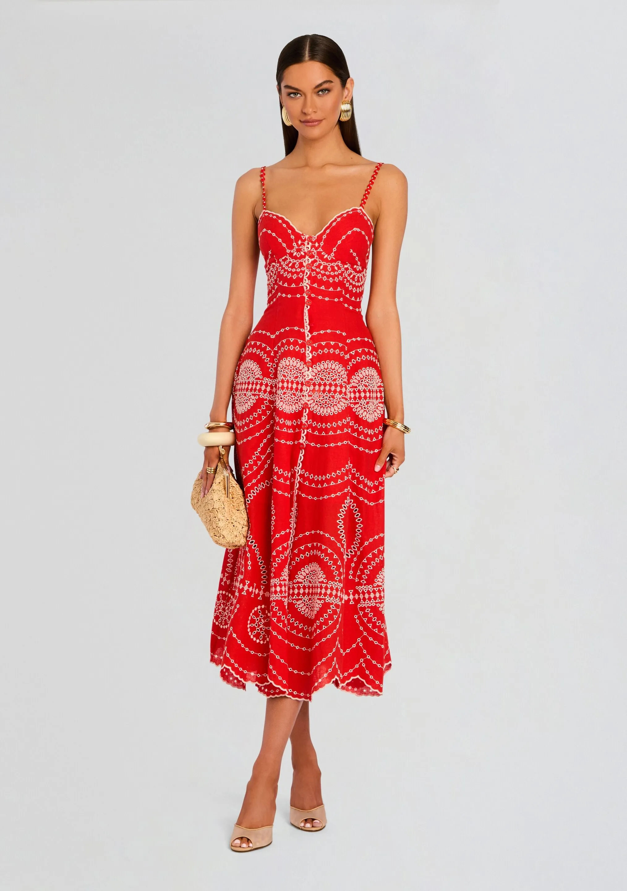 Catta Long Dress sold by Retrofete