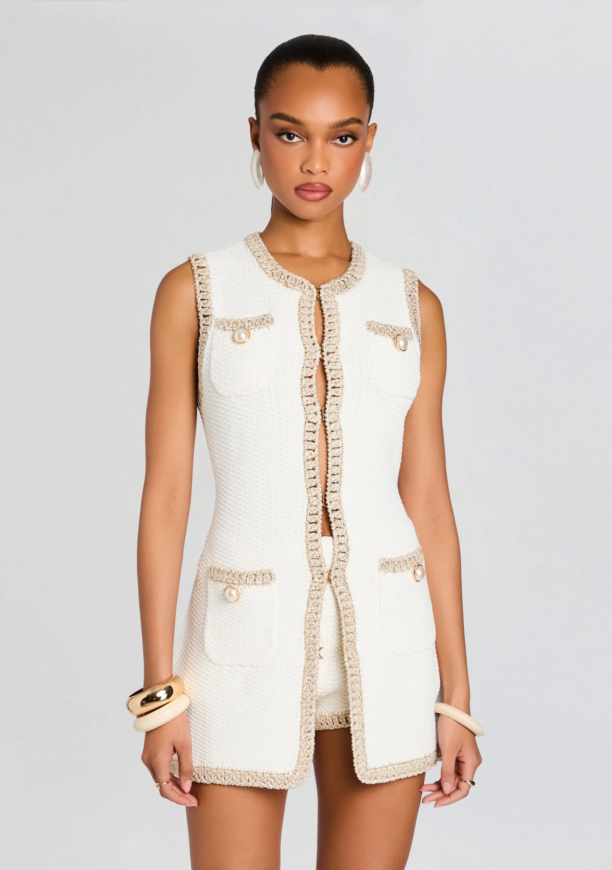 Peppa Knit Vest sold by Retrofete