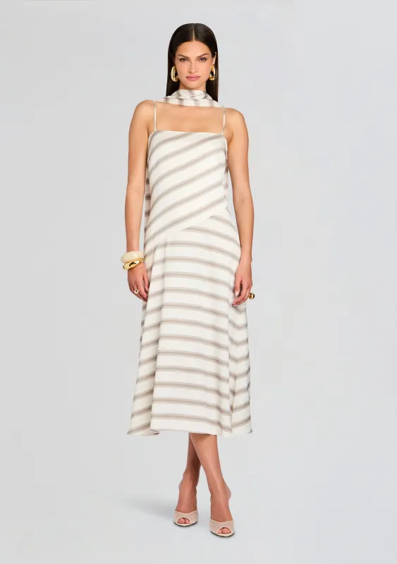 Kaia Satin Maxi Dress sold by Retrofete