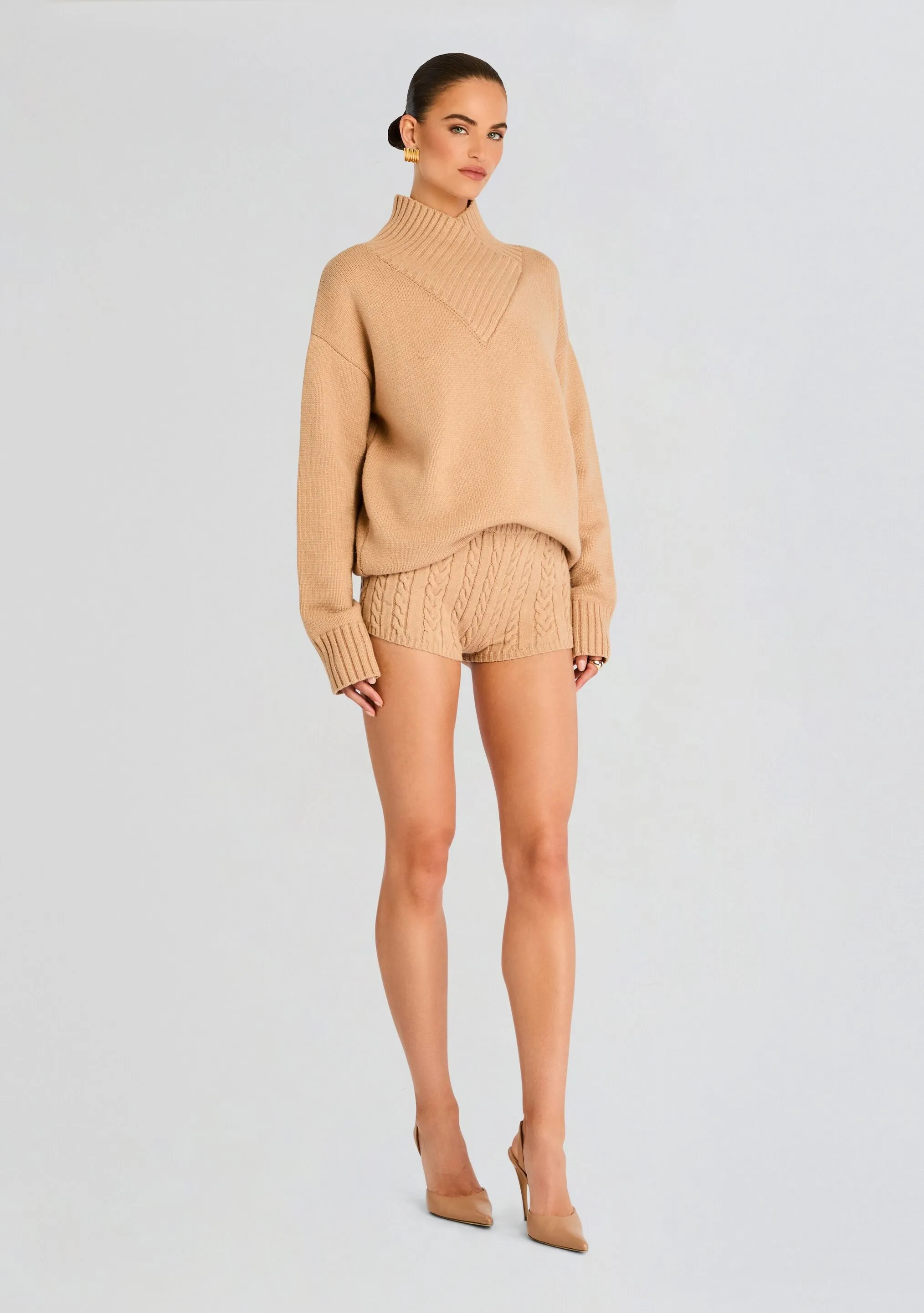 Dessa Chunky Knit Sweater Dress sold by Retrofete product image thumbnail 3