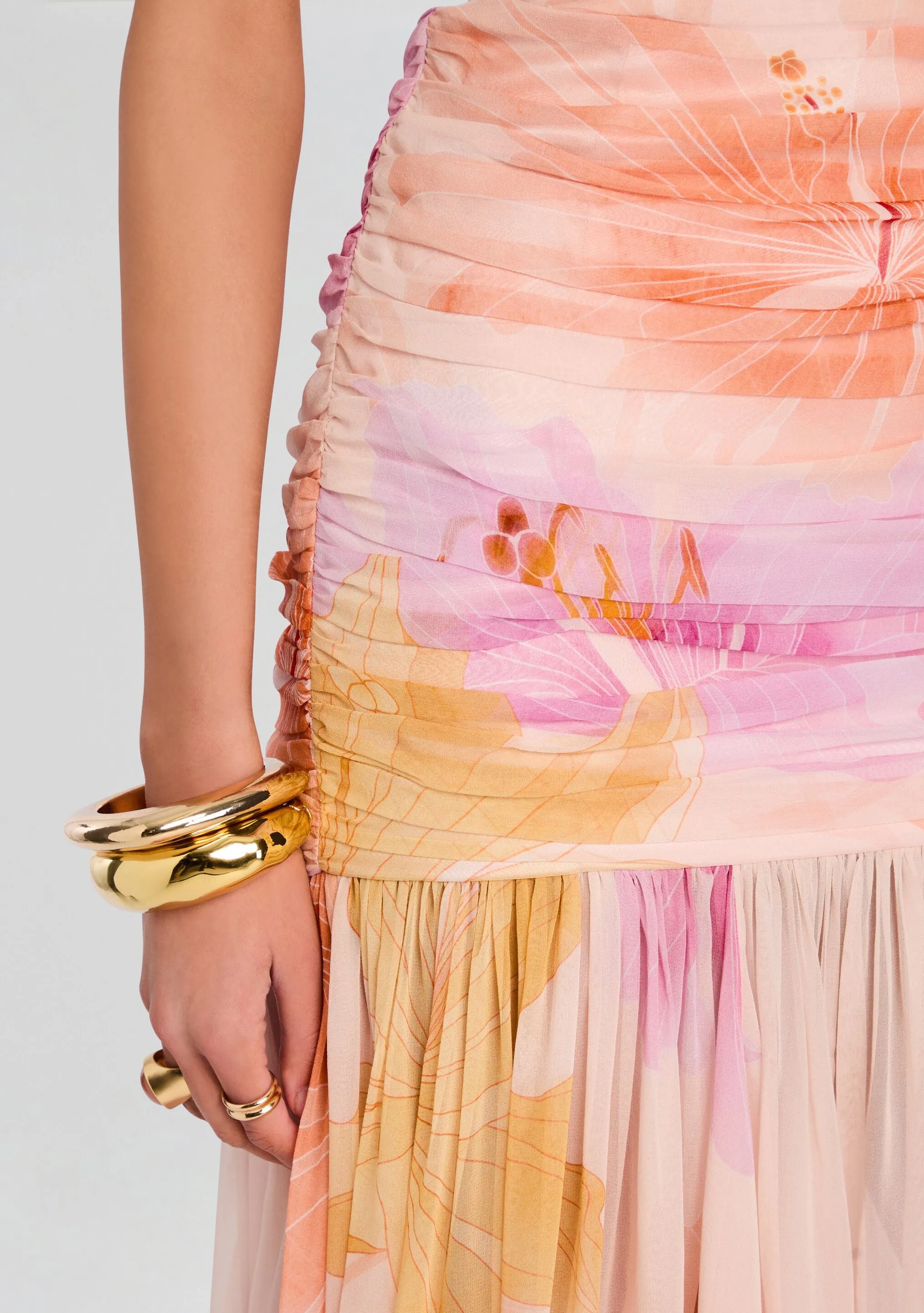 Teryn Silk Chiffon Dress sold by Retrofete product image thumbnail 2