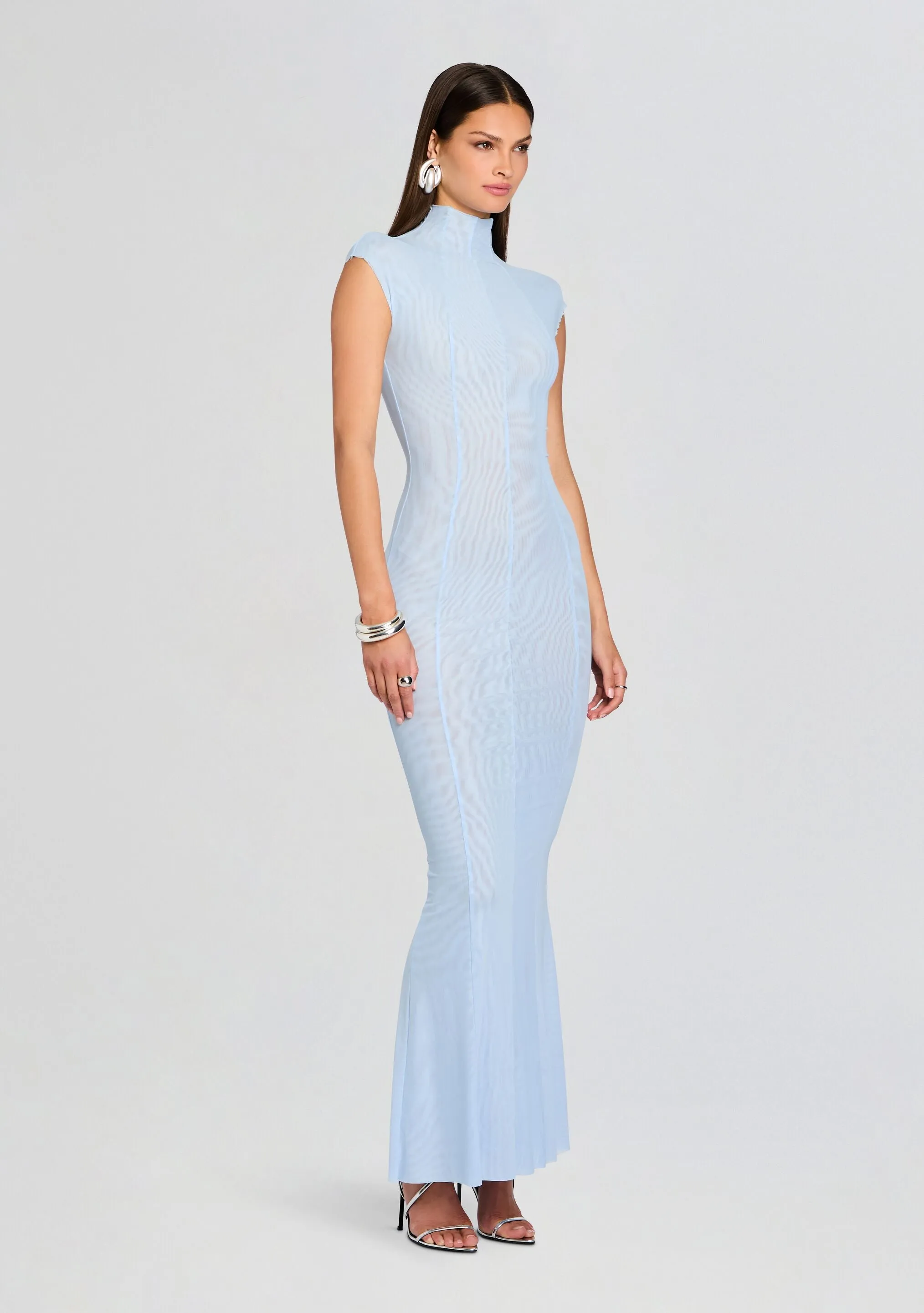 Laissa Mesh Maxi Dress sold by Retrofete product image thumbnail 3