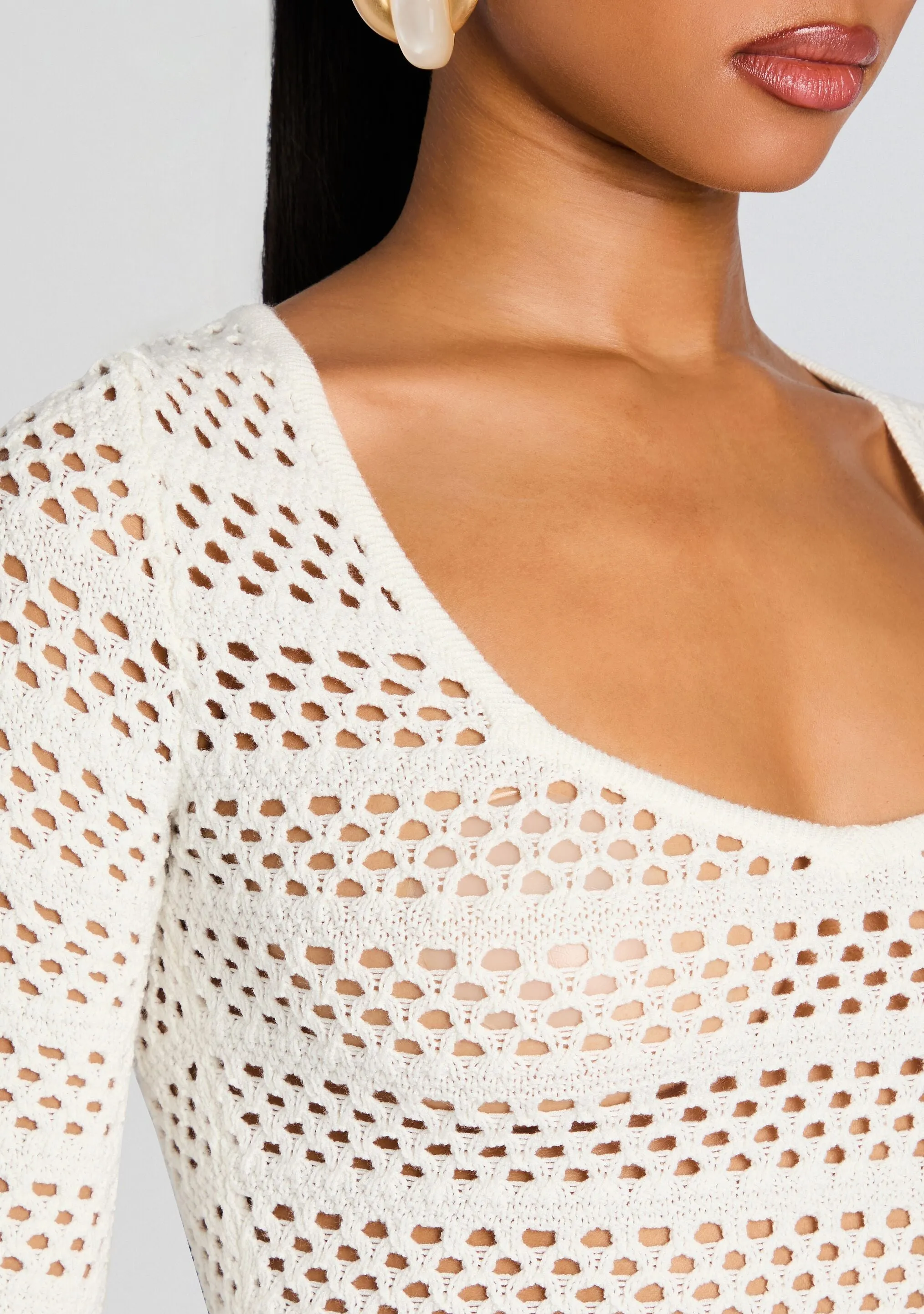 Sophie Crochet Mini Dress sold by Retrofete product image thumbnail 2