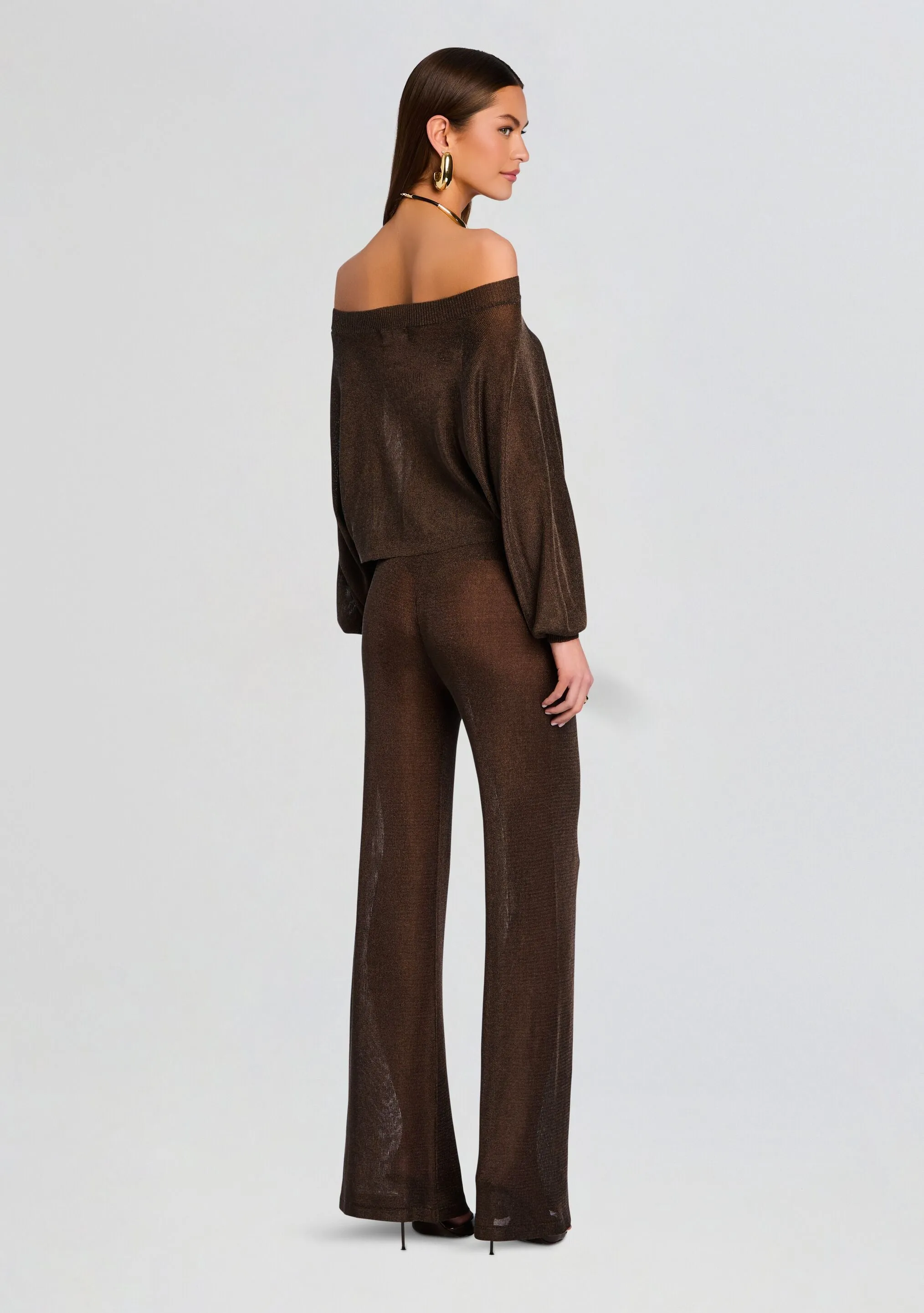 Sheldon Metallic Knit Pant sold by Retrofete product image thumbnail 4