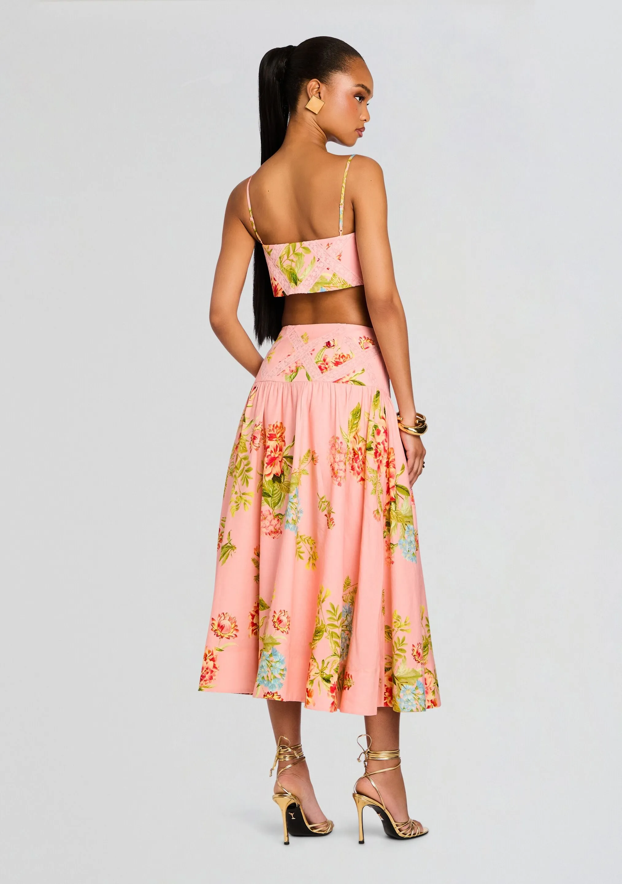 Dhun Midi Skirt sold by Retrofete product image thumbnail 4