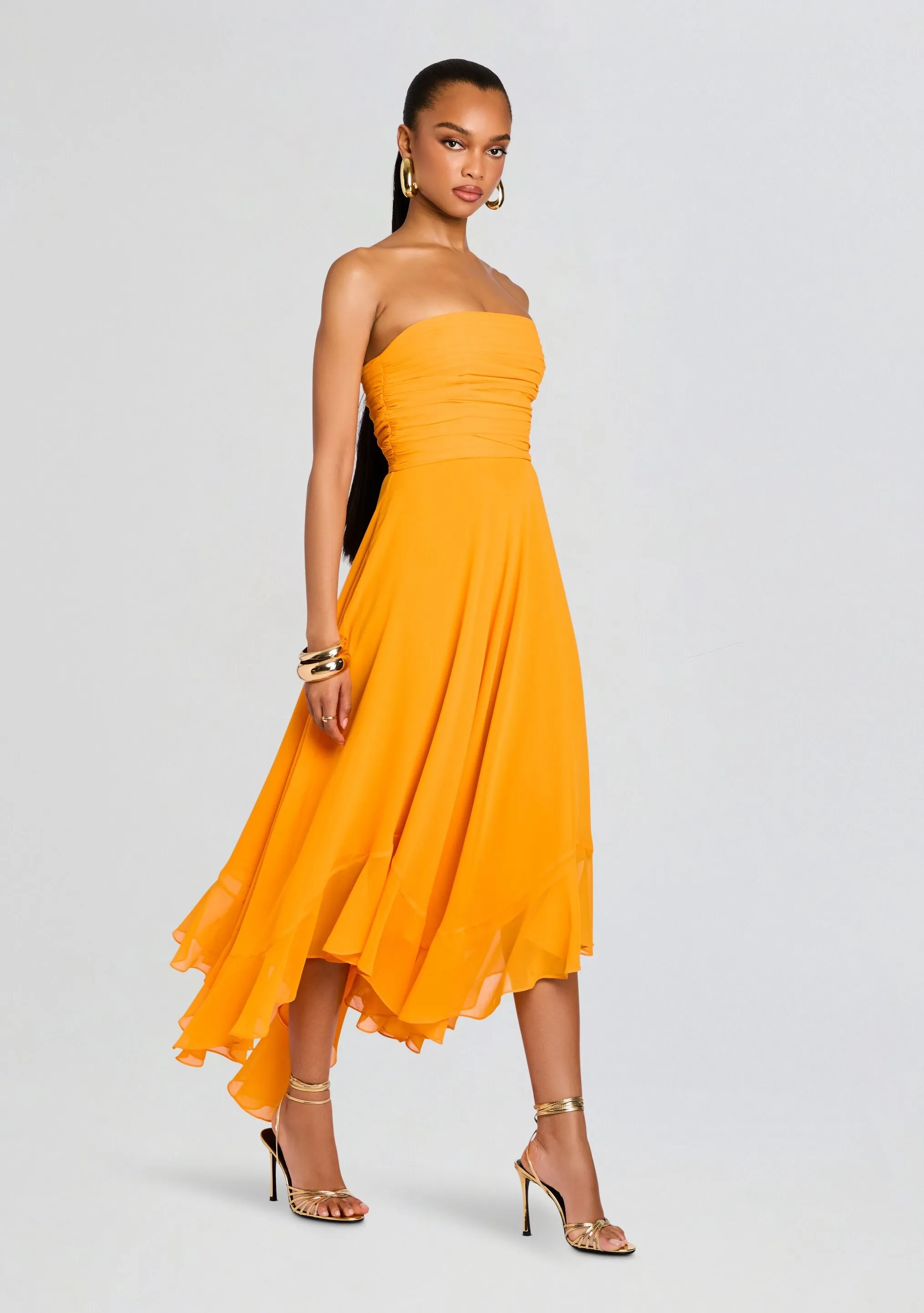 Louisa Chiffon Dress sold by Retrofete product image thumbnail 3