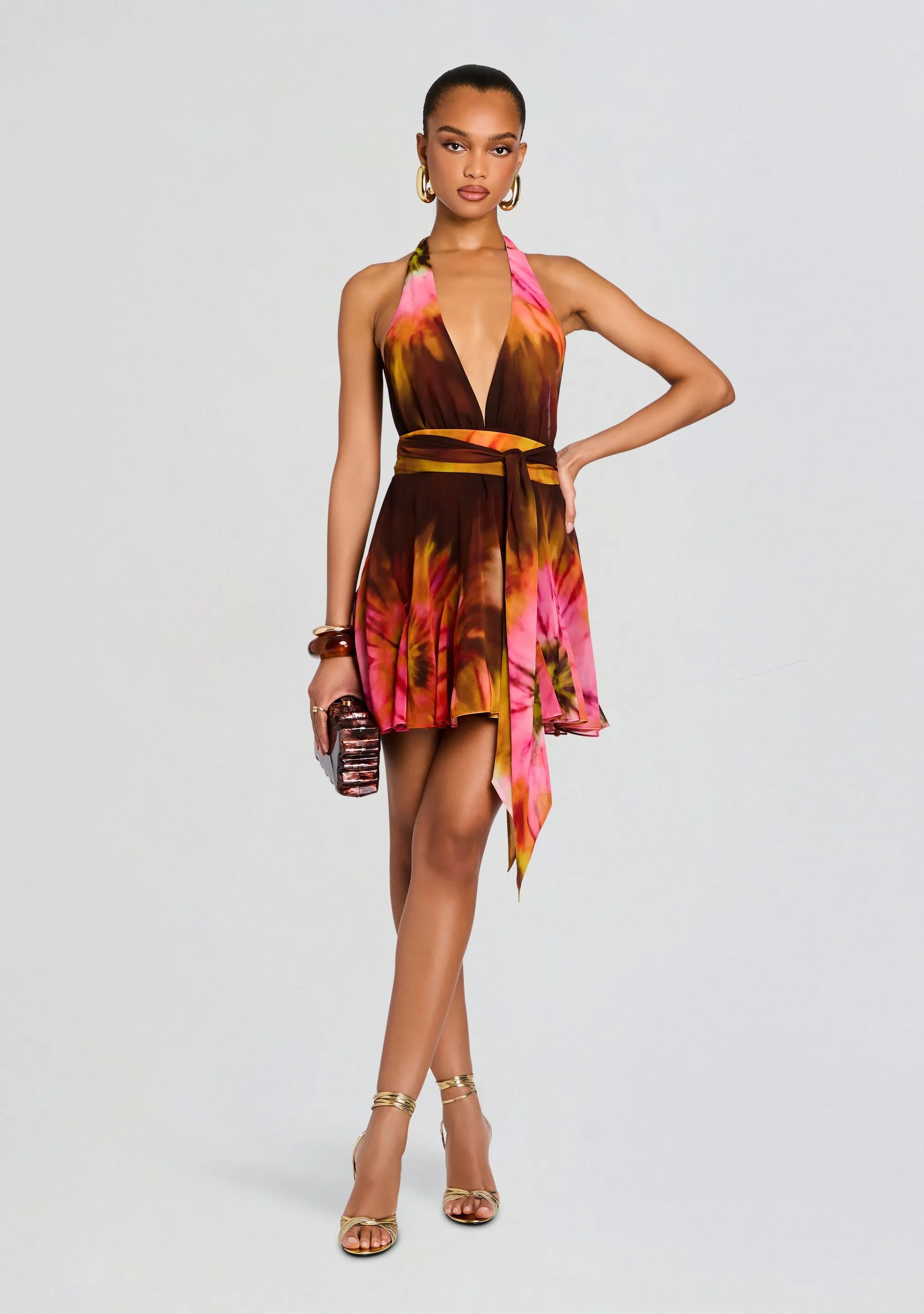 Briola Chiffon Dress sold by Retrofete