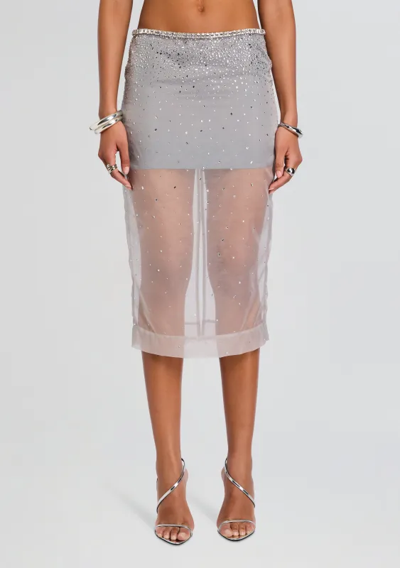 Pari Embellished Skirt sold by Retrofete