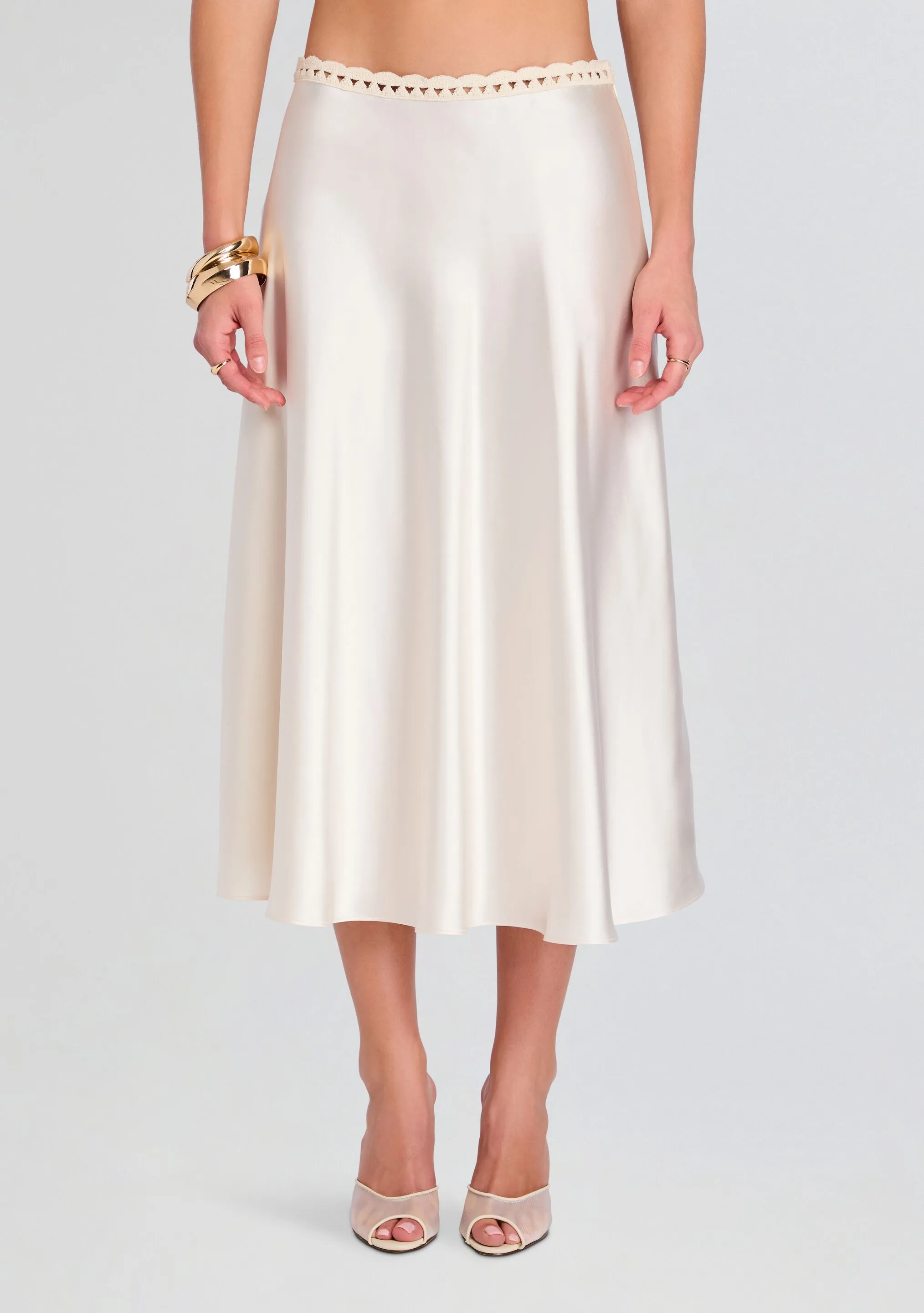 Tamsin Midi Skirt sold by Retrofete