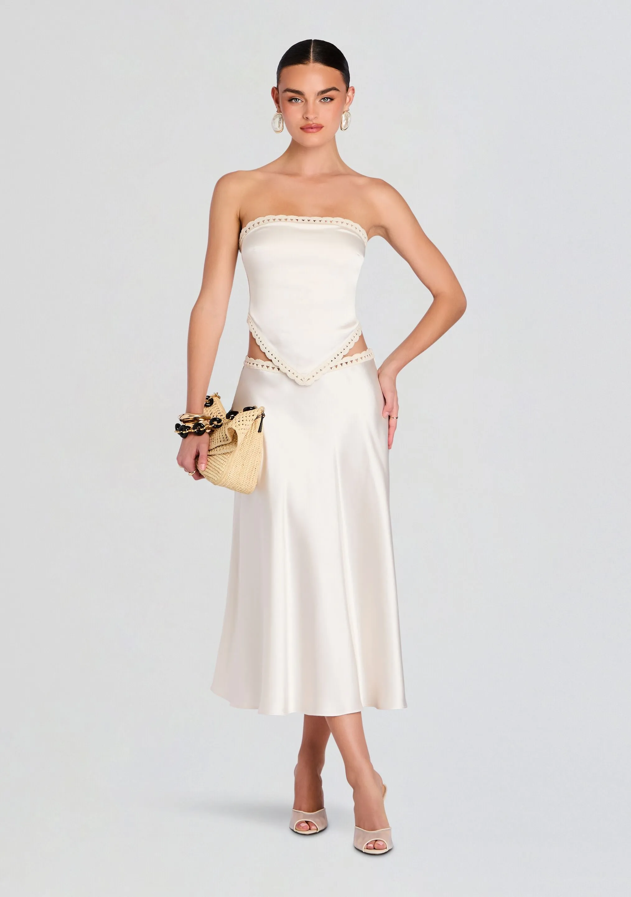 Tamsin Midi Skirt sold by Retrofete product image thumbnail 5